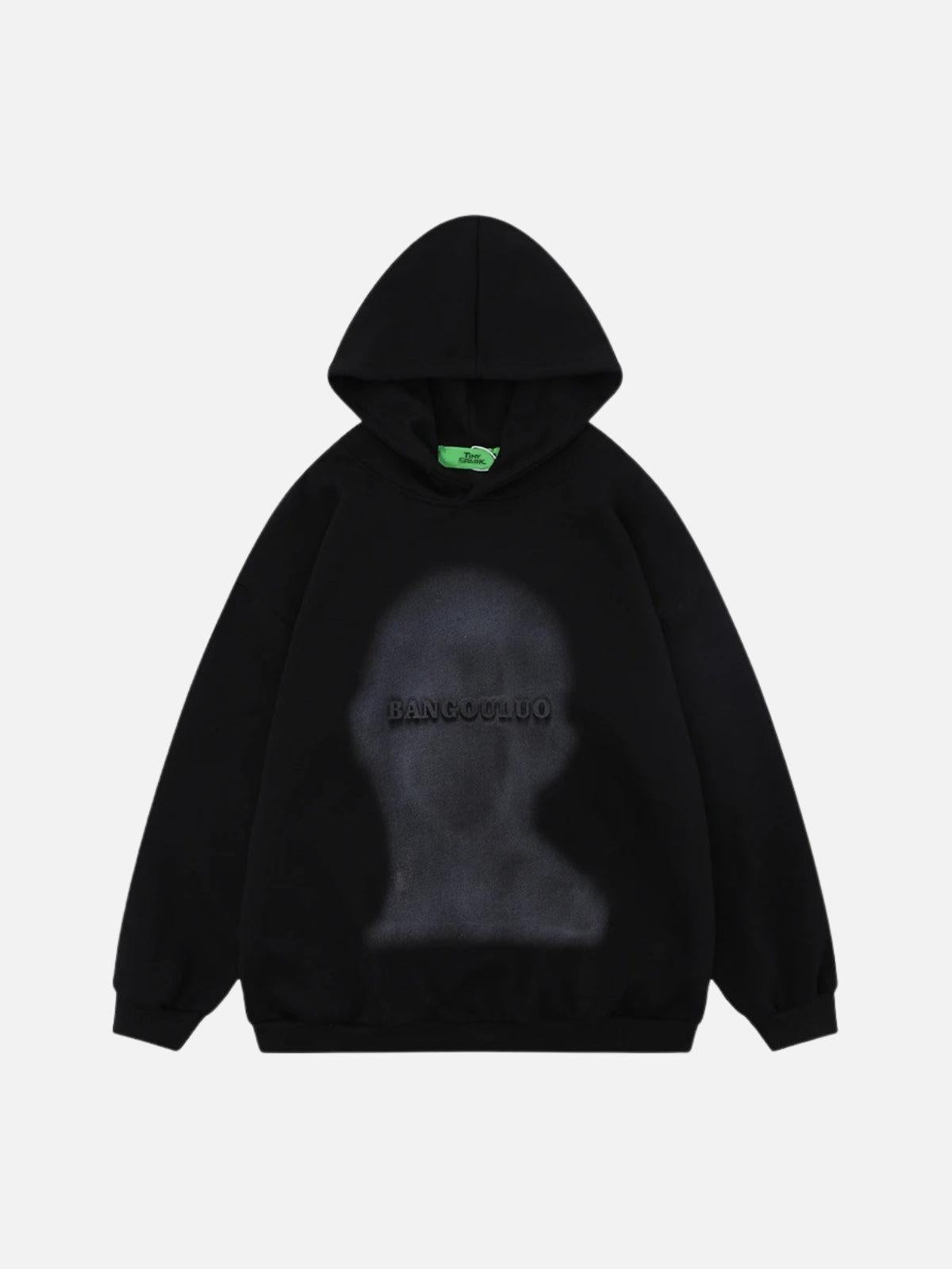 TALISHKO Shadow Graphic Print Hoodie