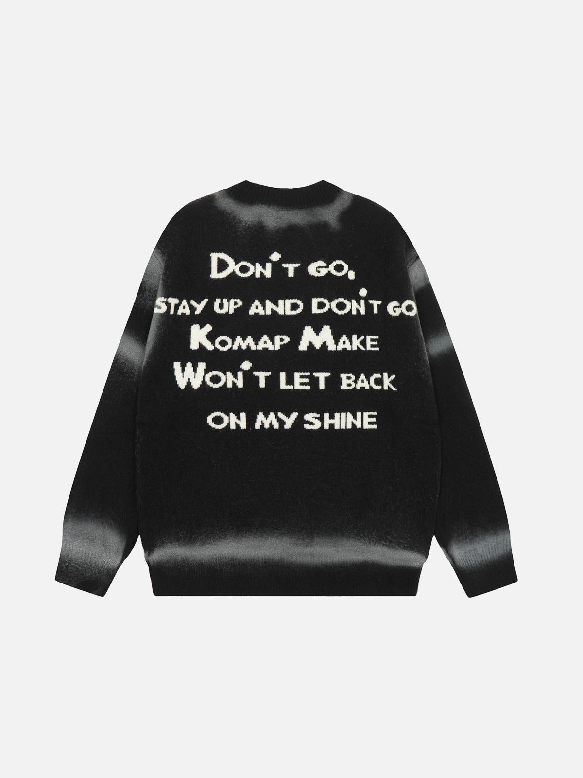 TALISHKO Retro character YEAH! sweater