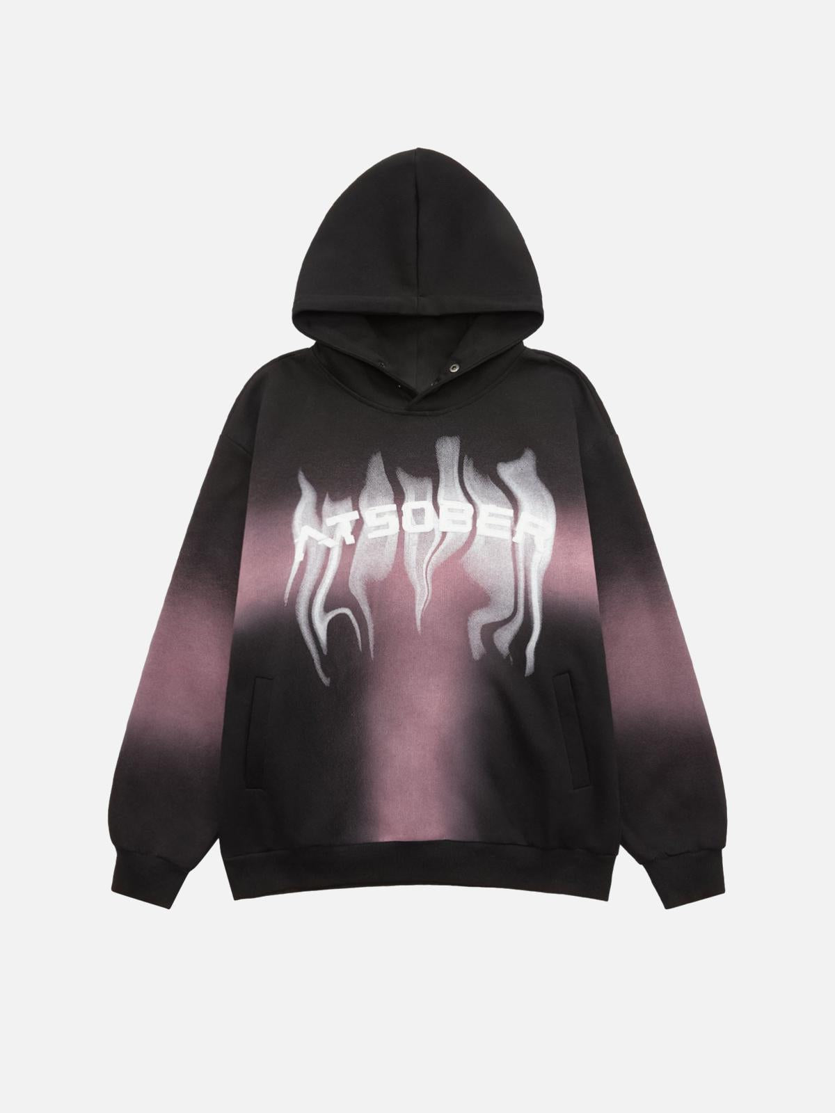 TALISHKO Spray Smoke Gradient Hoodie