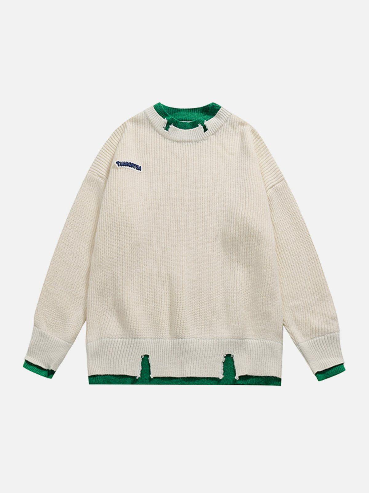 TALISHKO Fake Two Sweater