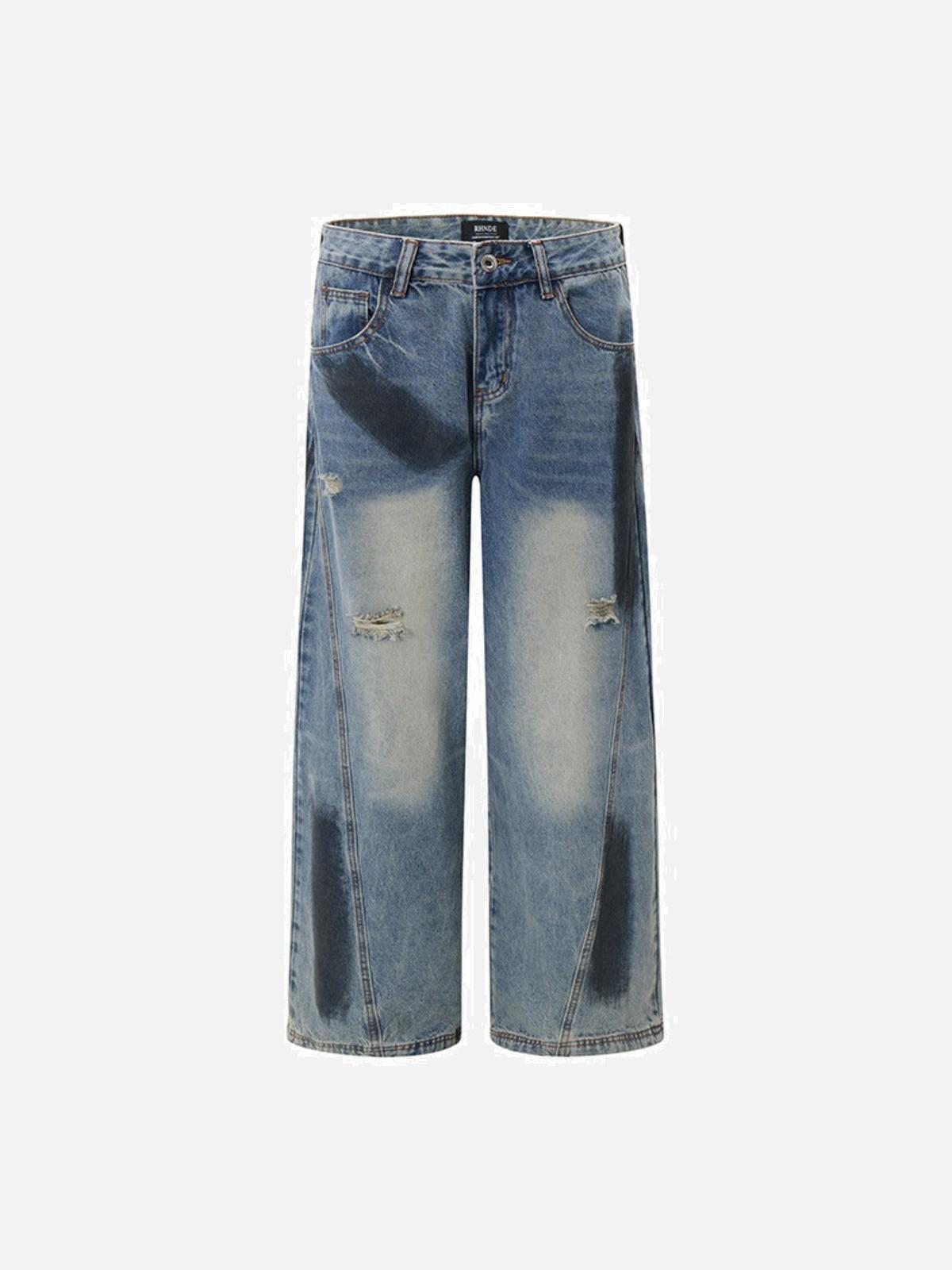 TALISHKO Vintage Ripped Jeans