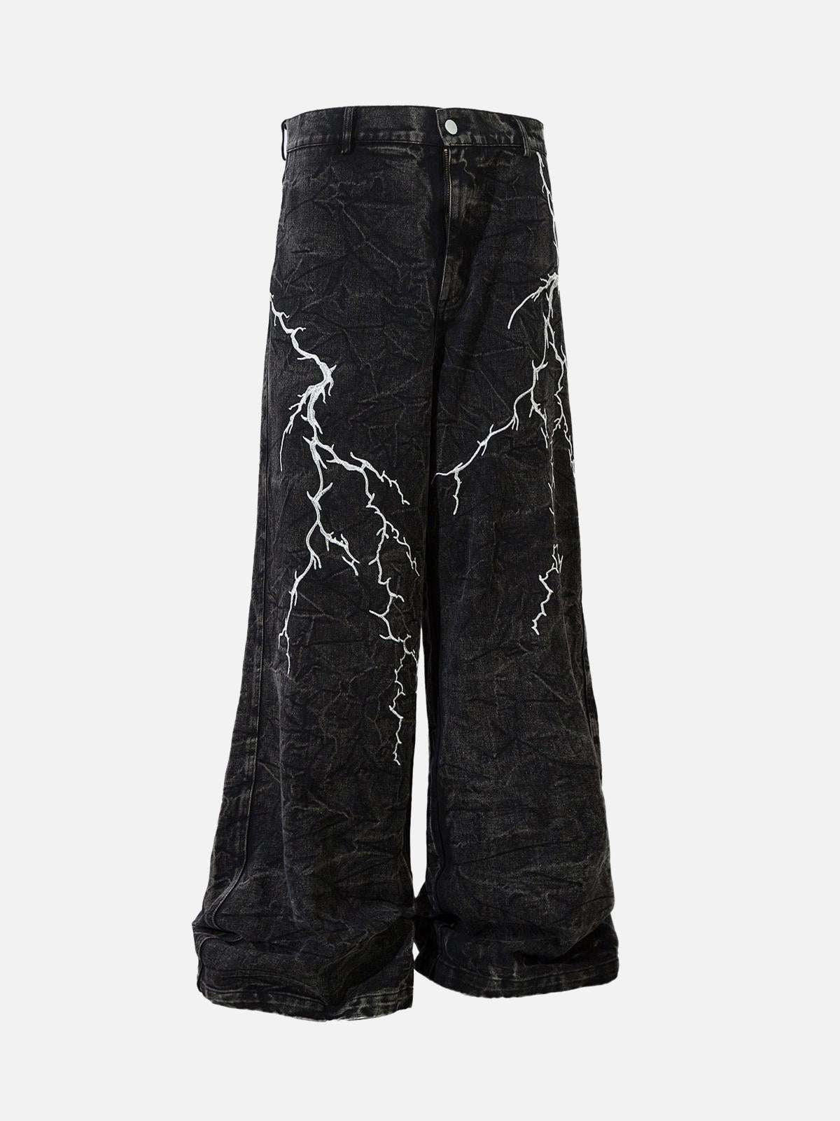 TALISHKO High Street Hip-Hop Distressed Washed Jeans
