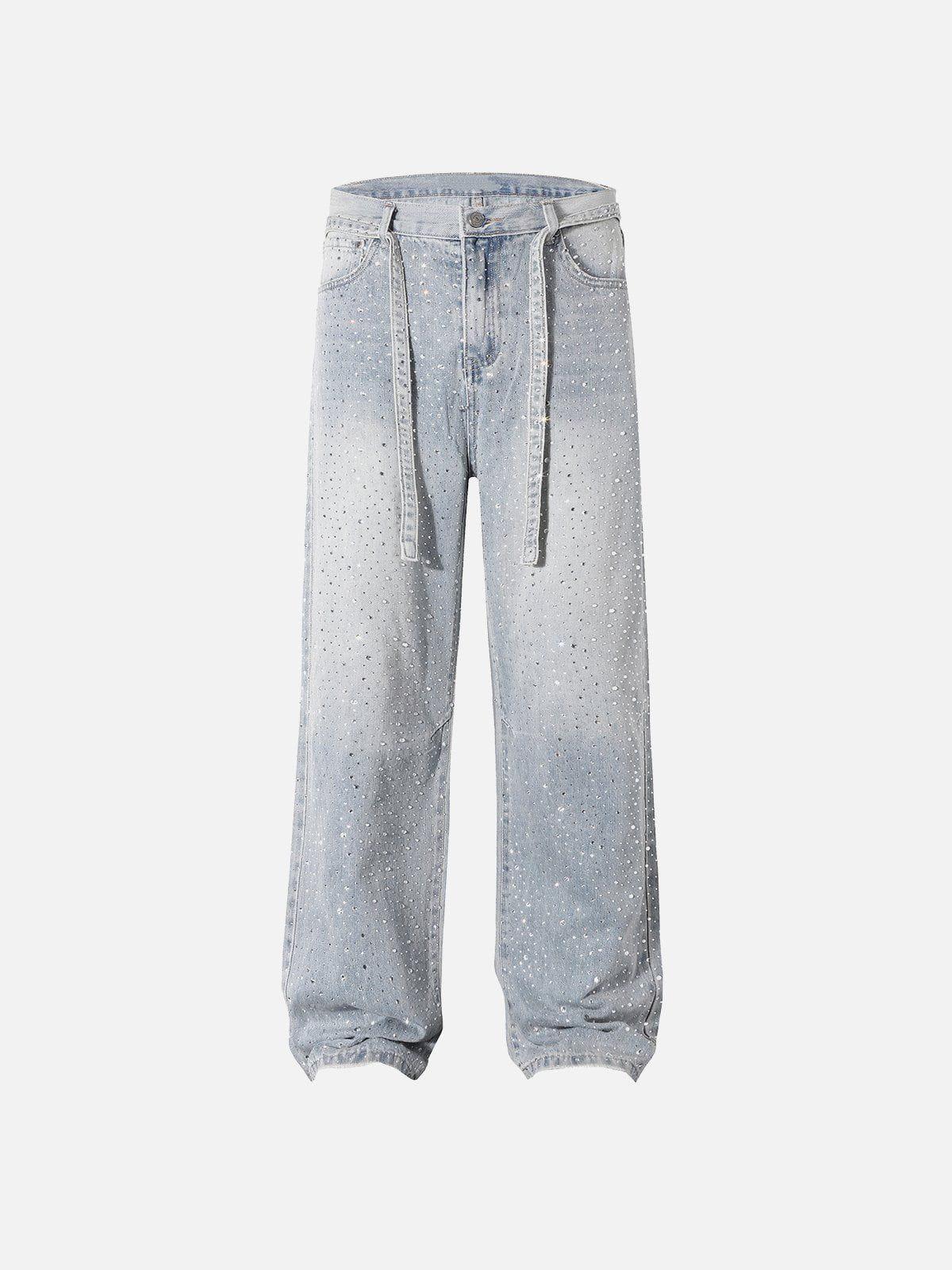TALISHKO Rhinestone Application Jeans