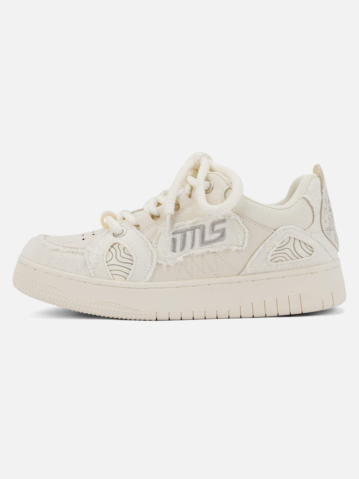 TALISHKO Embroidered Letter Shoes