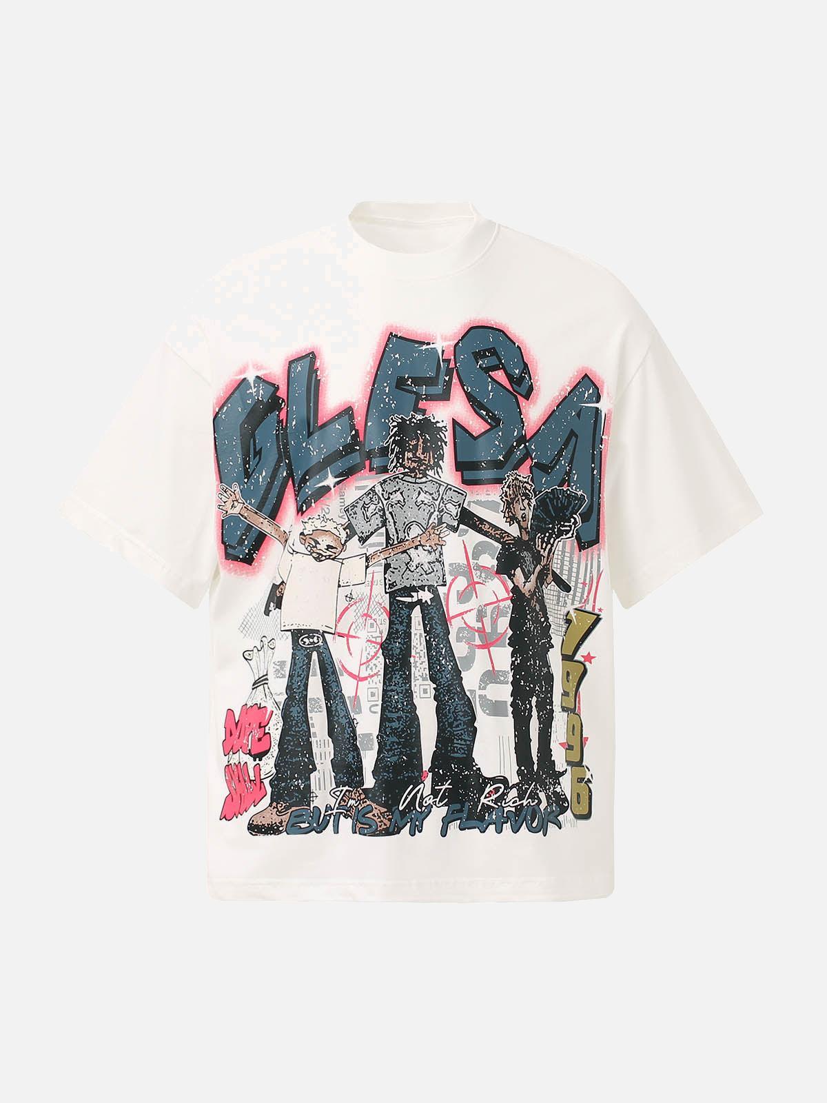TALISHKO Retro Street GLESA Graphic T-Shirt