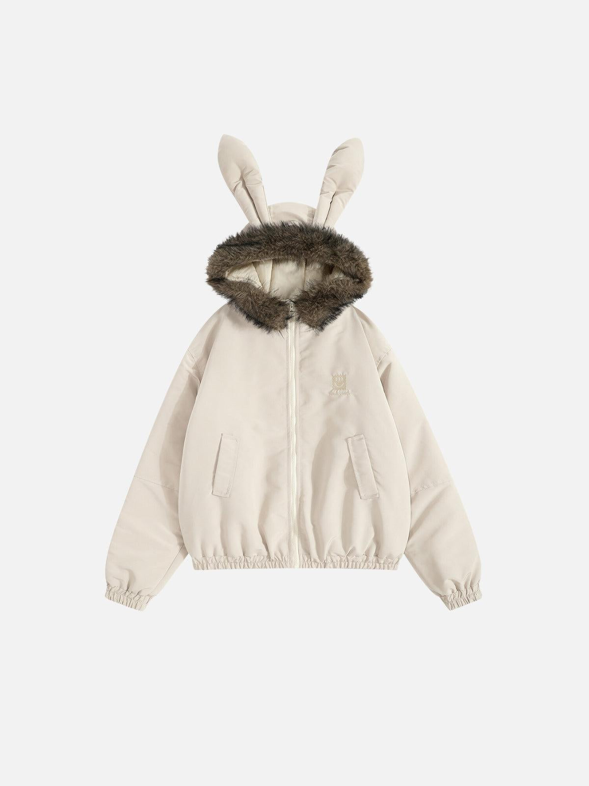 TALISHKO Bunny Ear Hooded Coat