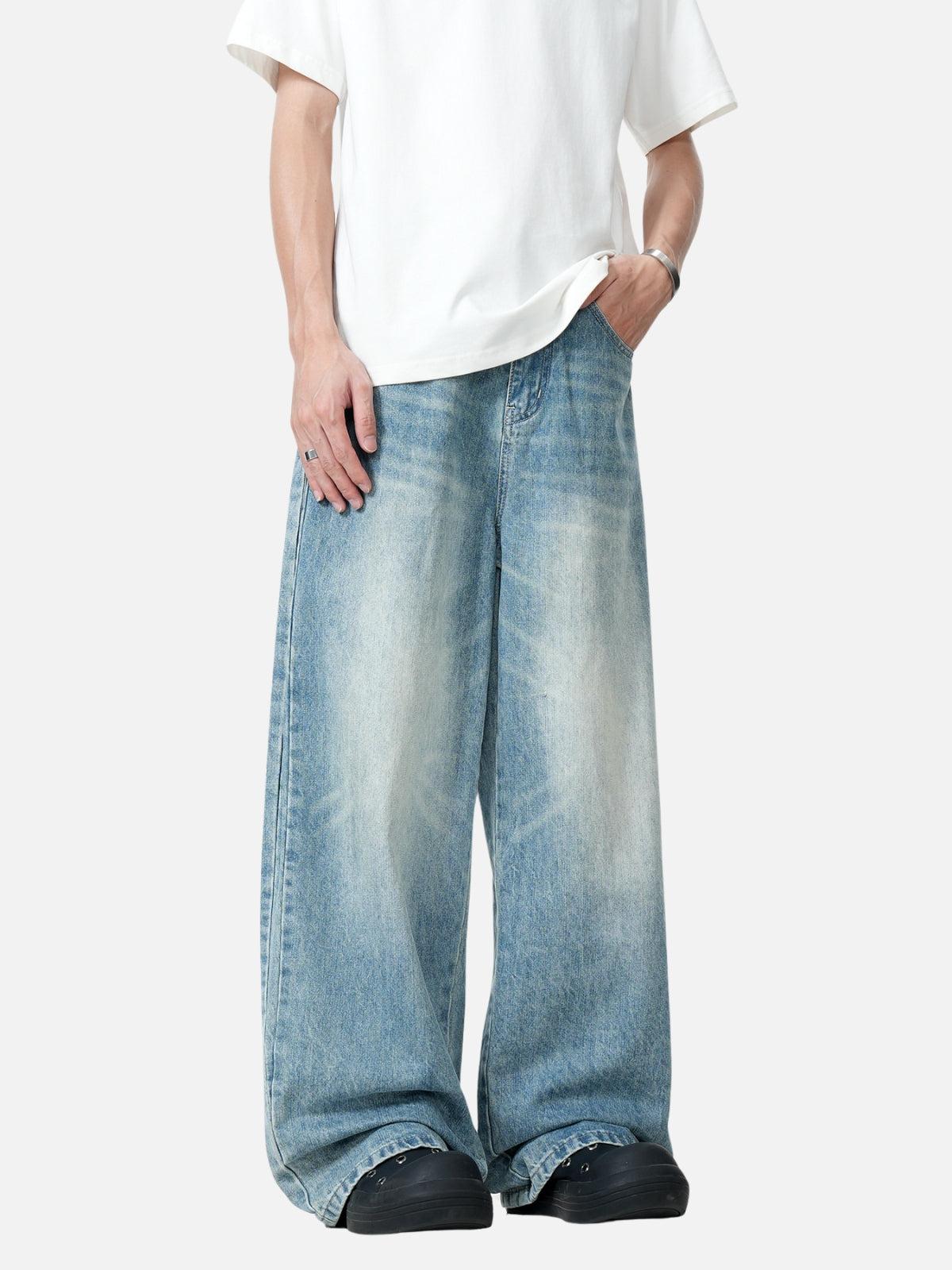 TALISHKO Basic Barrel Baggy Jeans