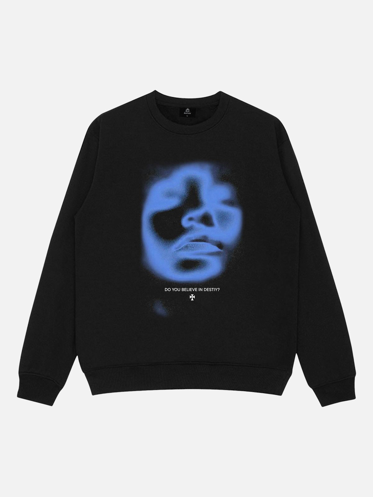TALISHKO Portrait Print Sweatshirt