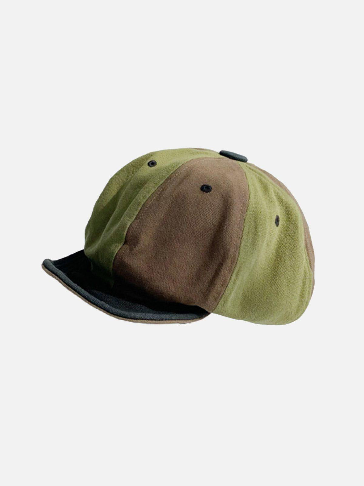 TALISHKO Vintage Color Block Casual Hat