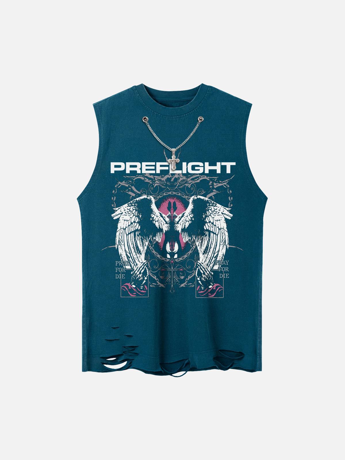 TALISHKO Angel Wings Street Rap Vest