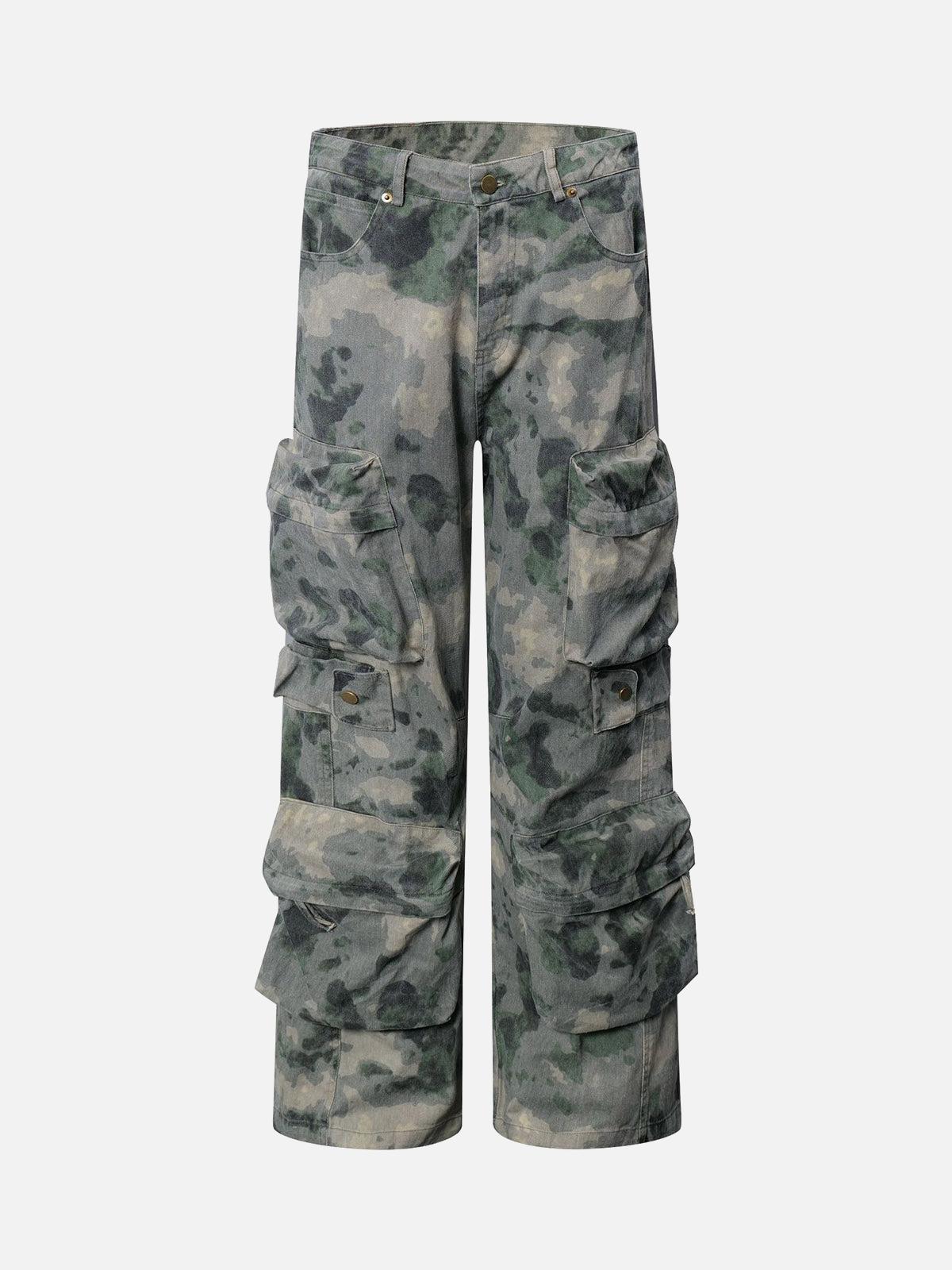 TALISHKO Camouflage Multi-Pockets Cargo Pants