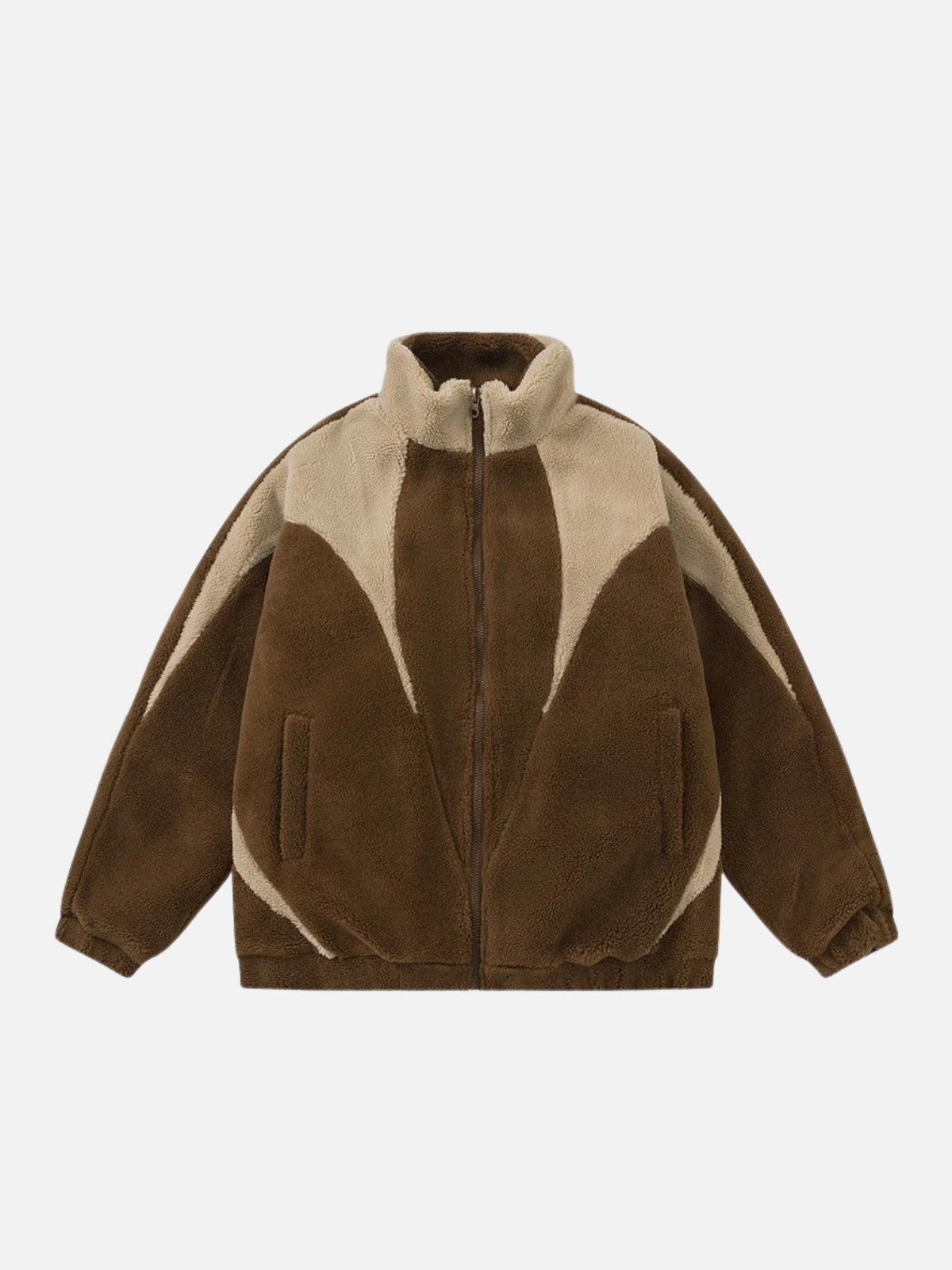 TALISHKO Retro Furry Fleece Jacket