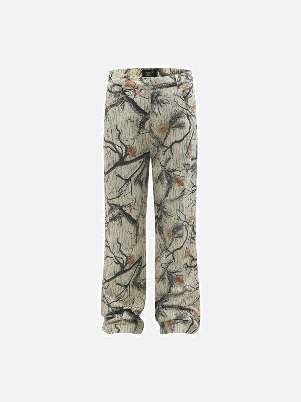 TALISHKO Vintage Fallen Leaves Jeans