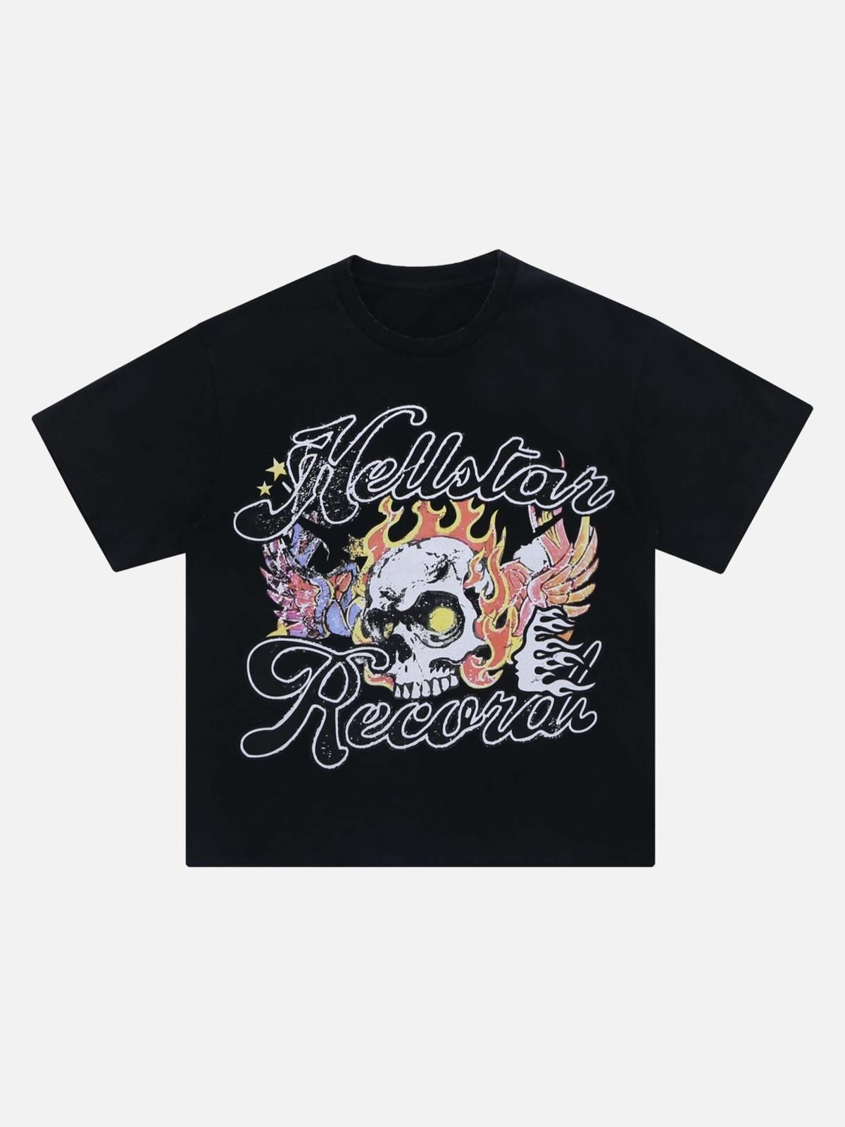 TALISHKO Demon Skull Print T-Shirt