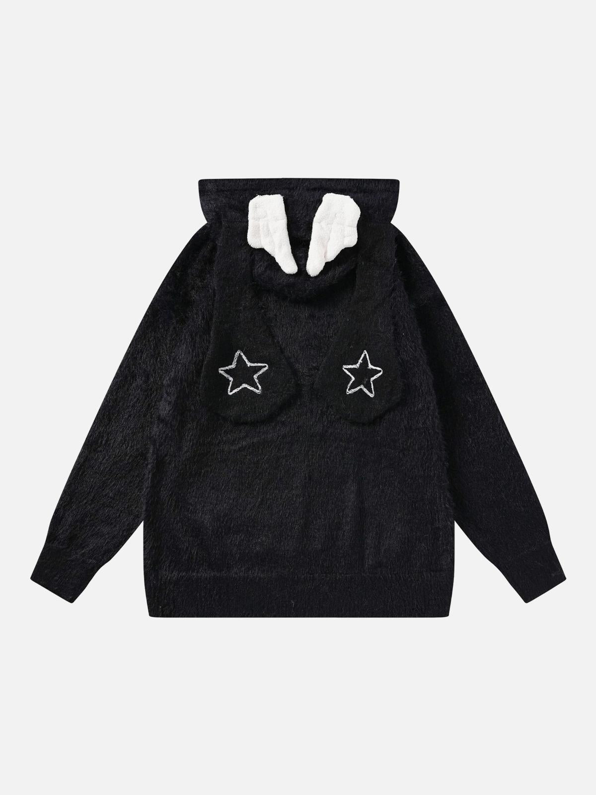 TALISHKO Anime Seahorse Fur Hoodie