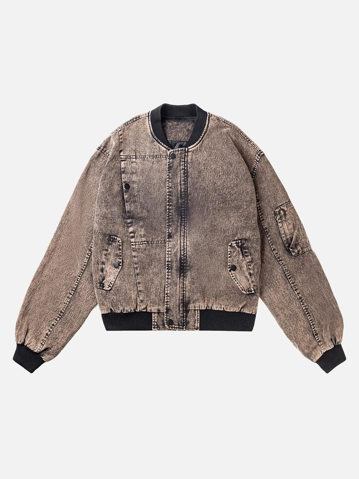 TALISHKO High Street Distressed Washed Work Jacket