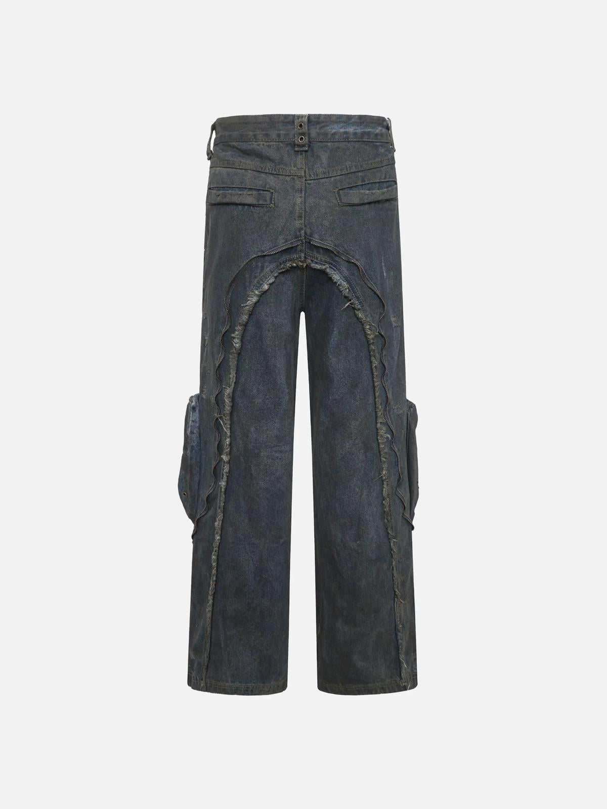 TALISHKO American Heavy Duty Wasteland Style Work Jeans