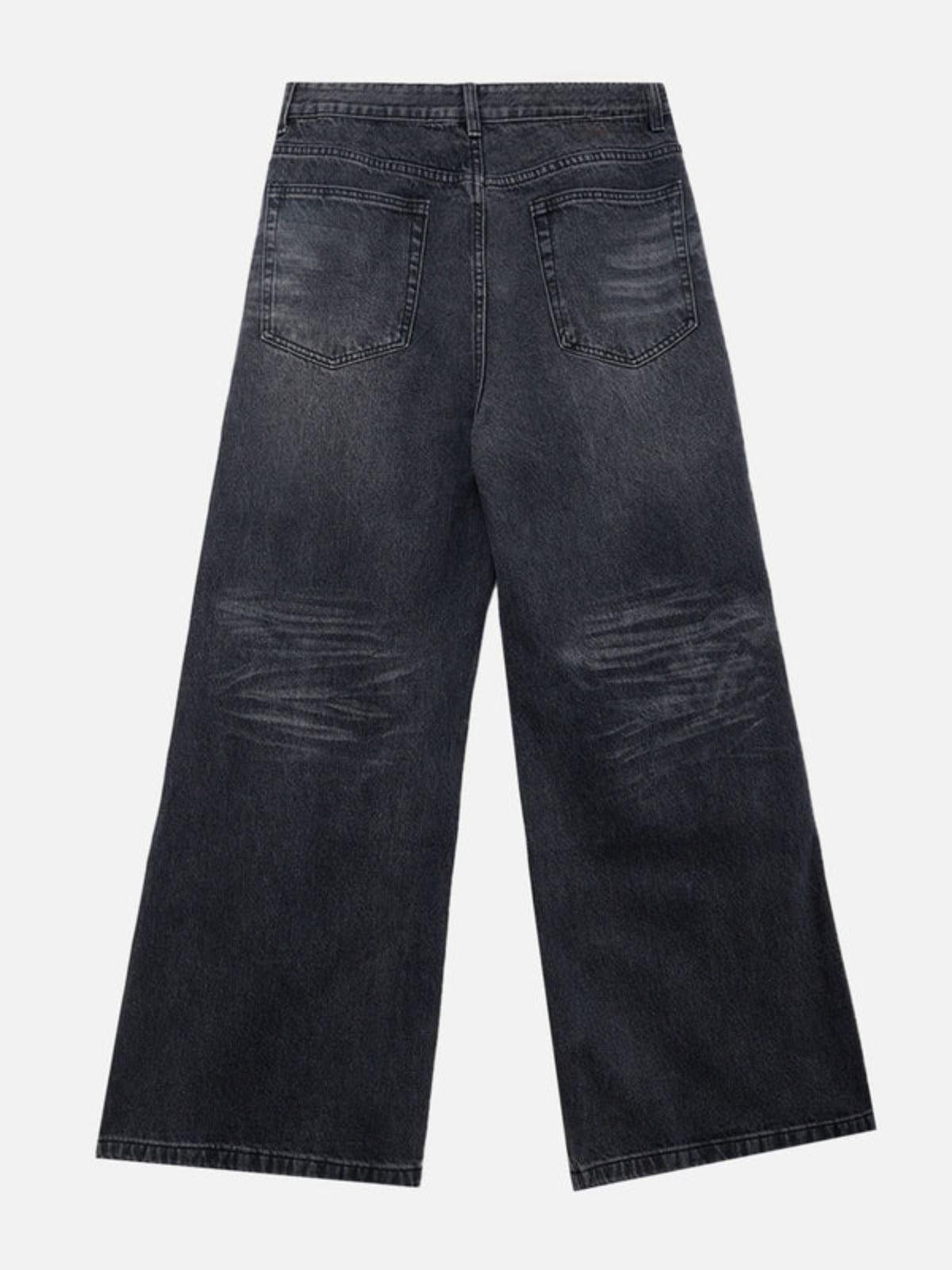 TALISHKO Vintage Folds Loose Jeans