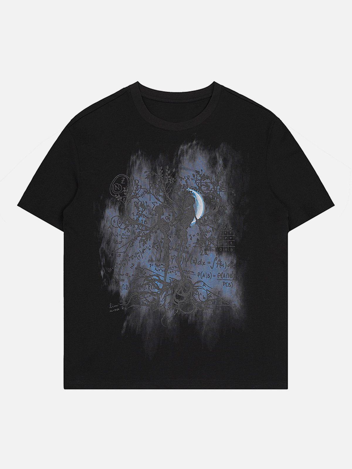 TALISHKO Line Skeleton Graphic Tee