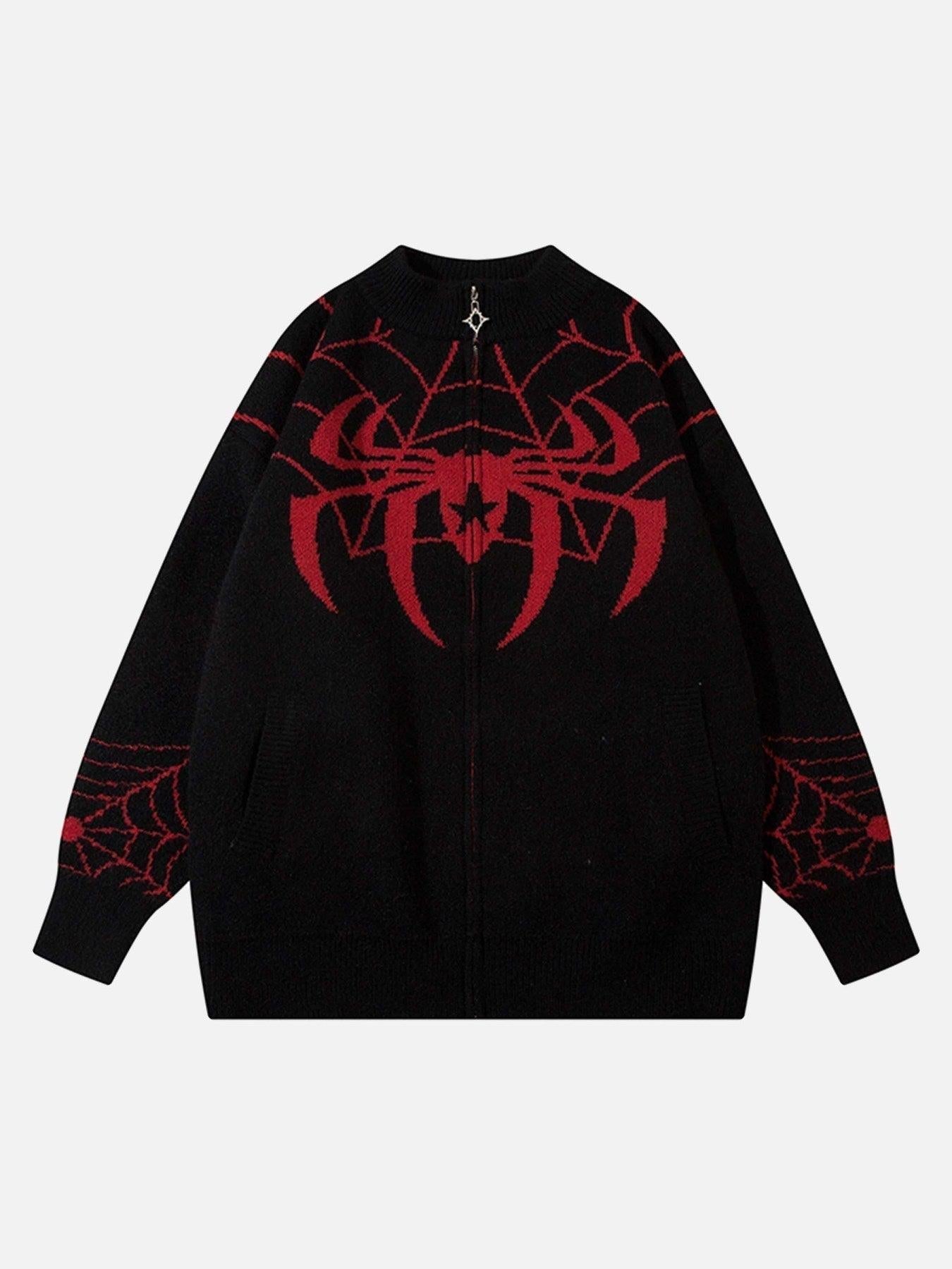 TALISHKO Spider Loose Sweater Coat