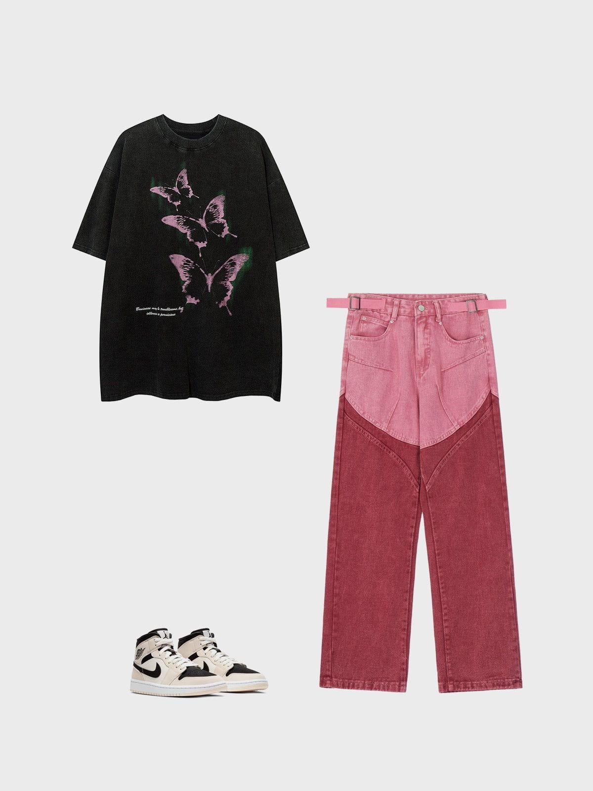 TALISHKO Washed Butterfly Graphic Tee
