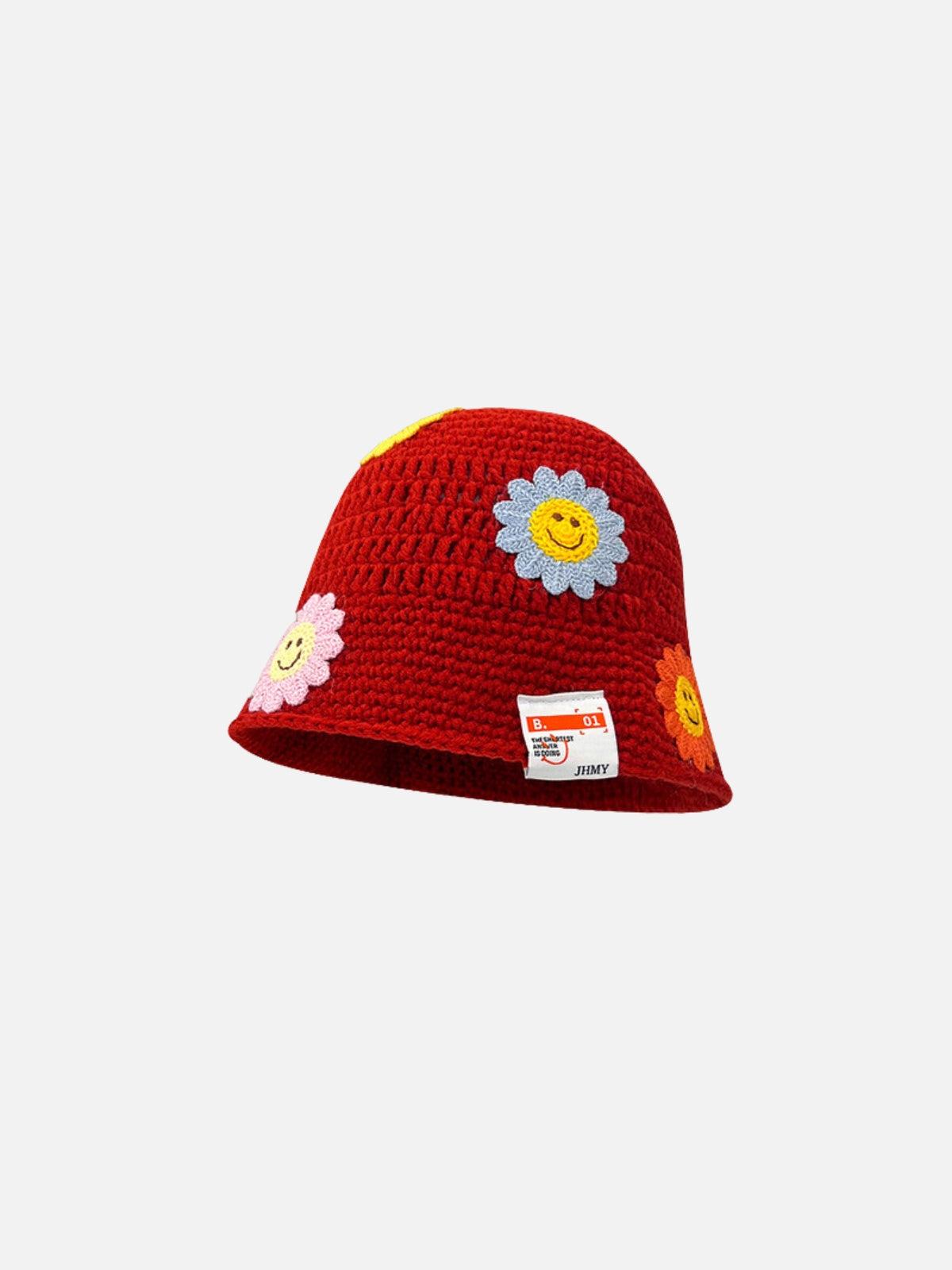 TALISHKO Bloom Knit Bucket Hat