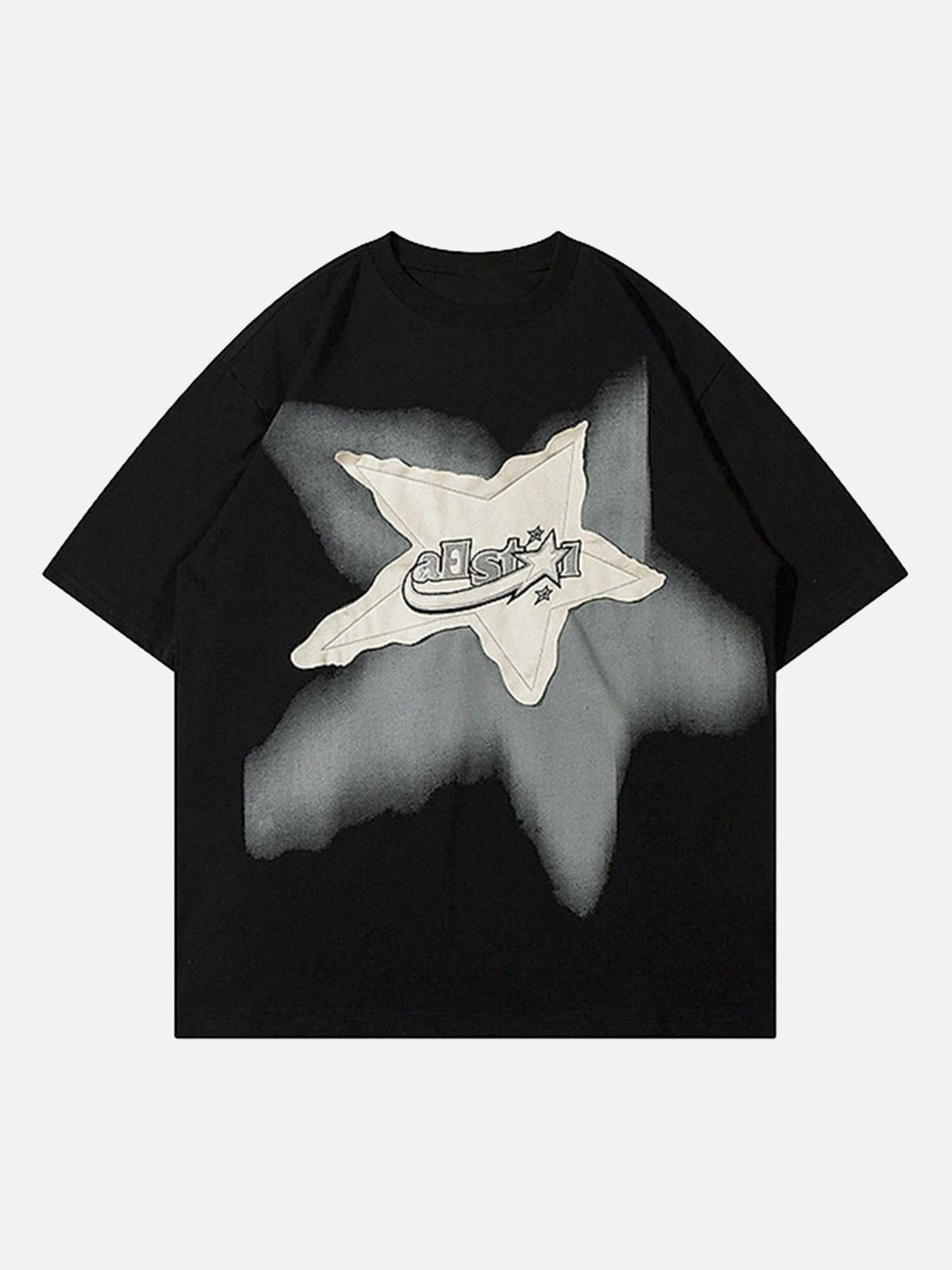 TALISHKO Vintage Star Loose T-Shirt