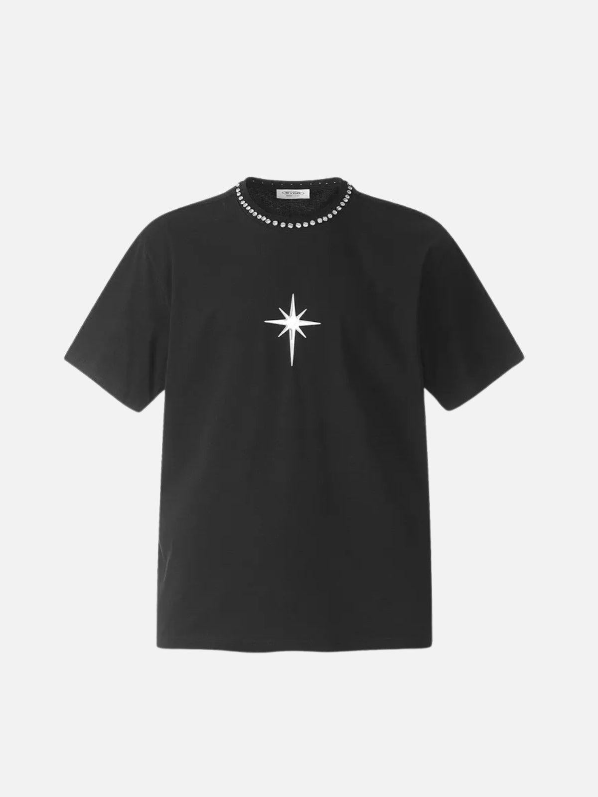TALISHKO Beaded Crew Neck High Street Tee