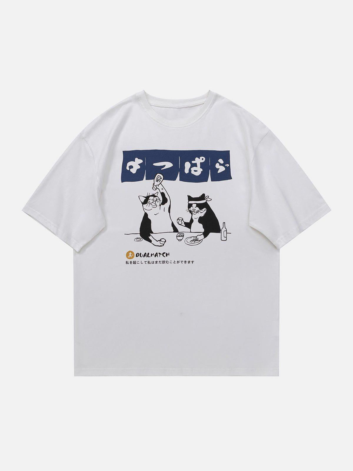TALISHKO The Cat After Work Print Tee