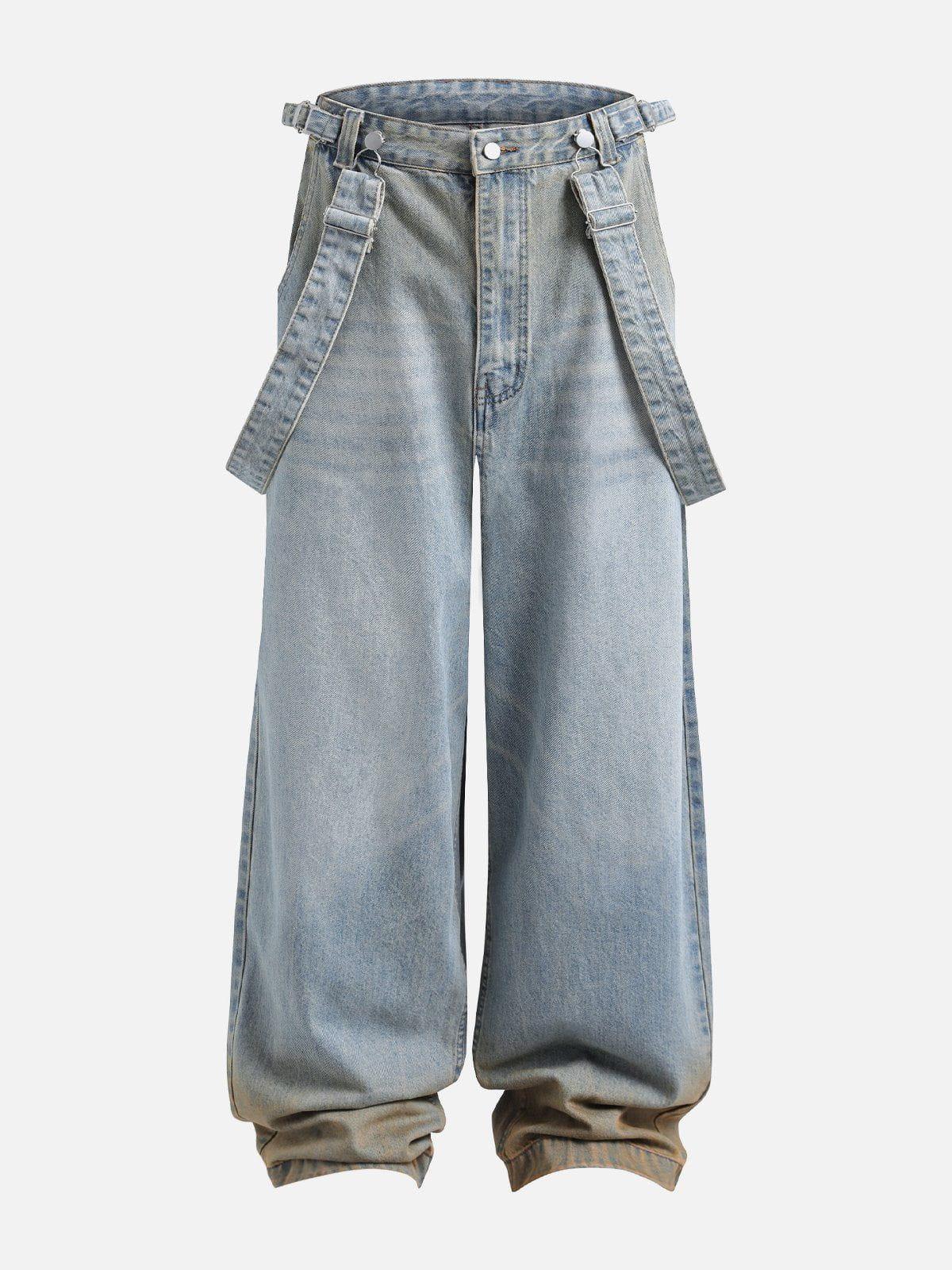 TALISHKO Gradient Washed Loose Jeans
