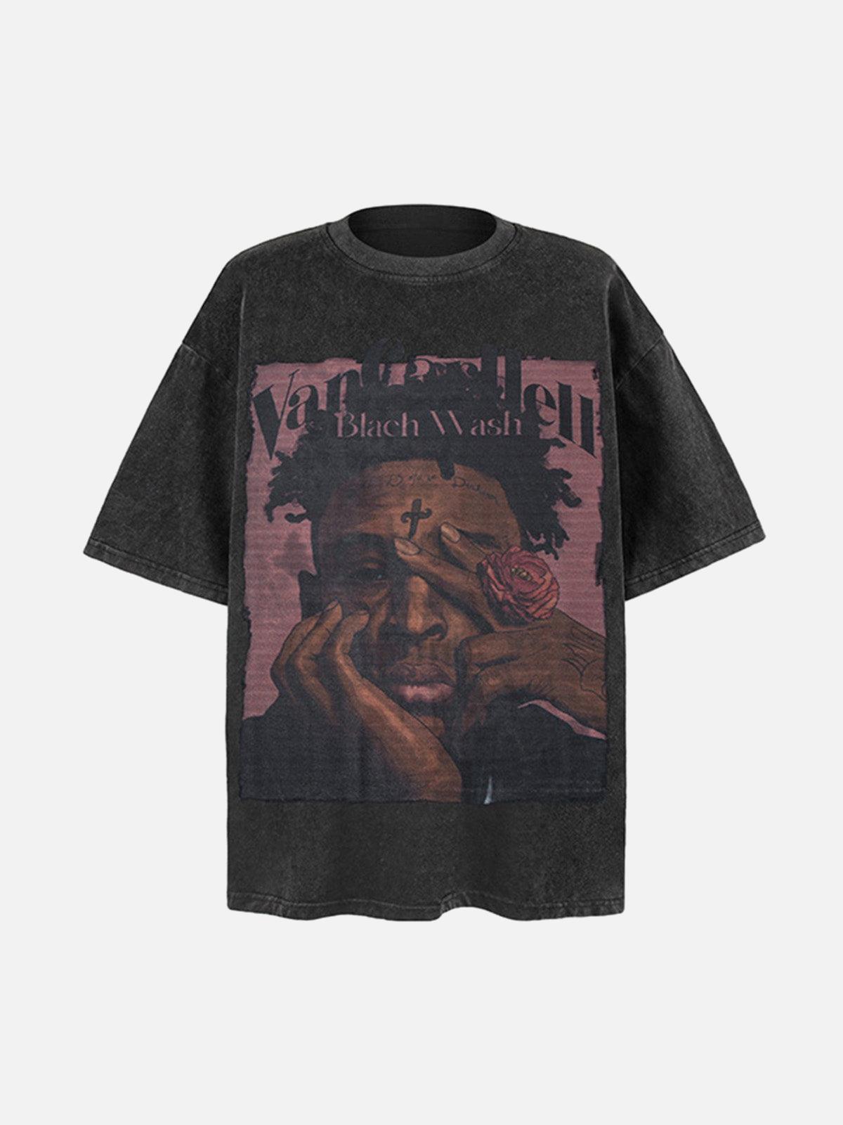 TALISHKO Vintage Artistic Graphic T-Shirt