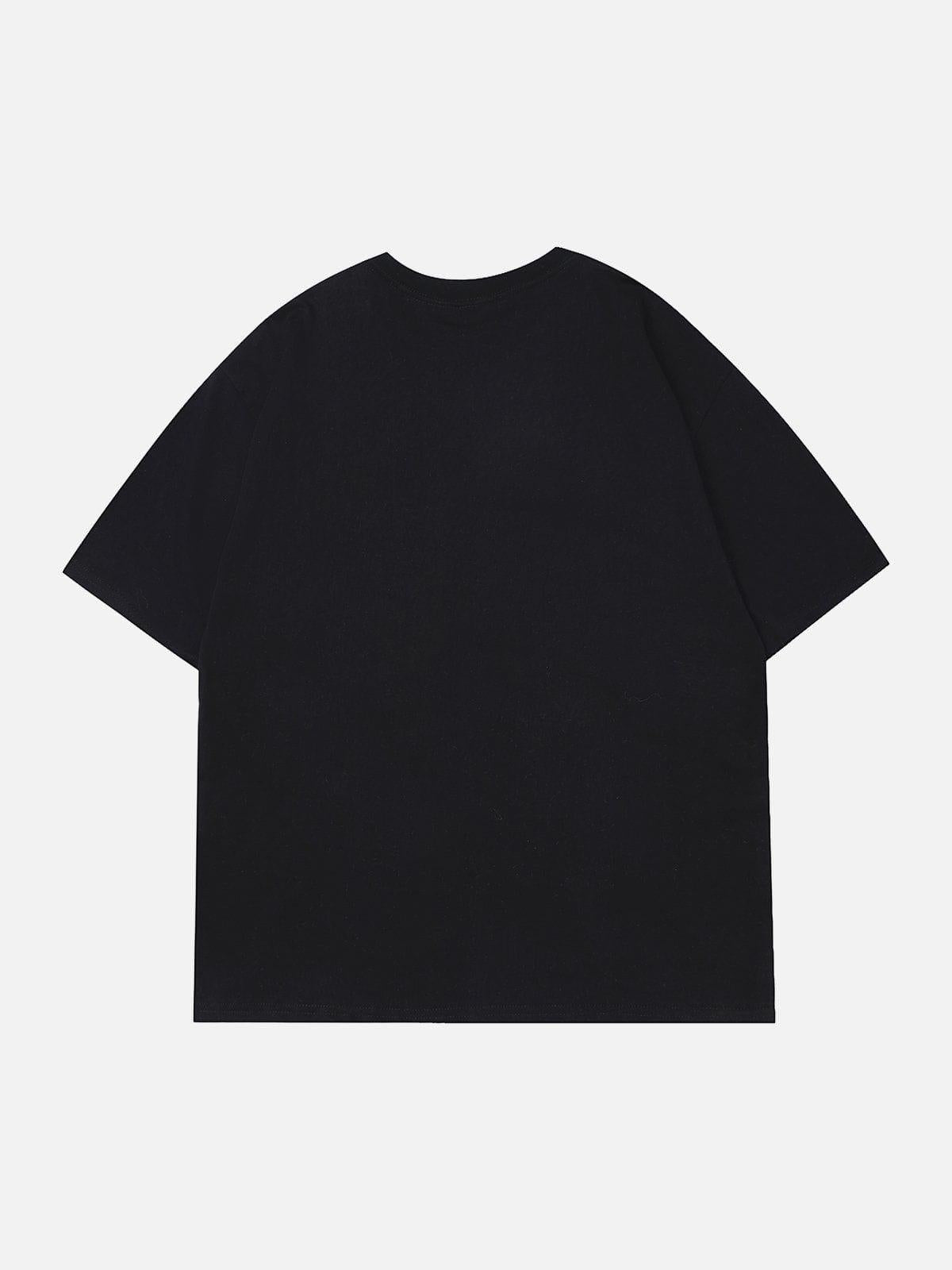 TALISHKO Lettering Graffiti Print Tee