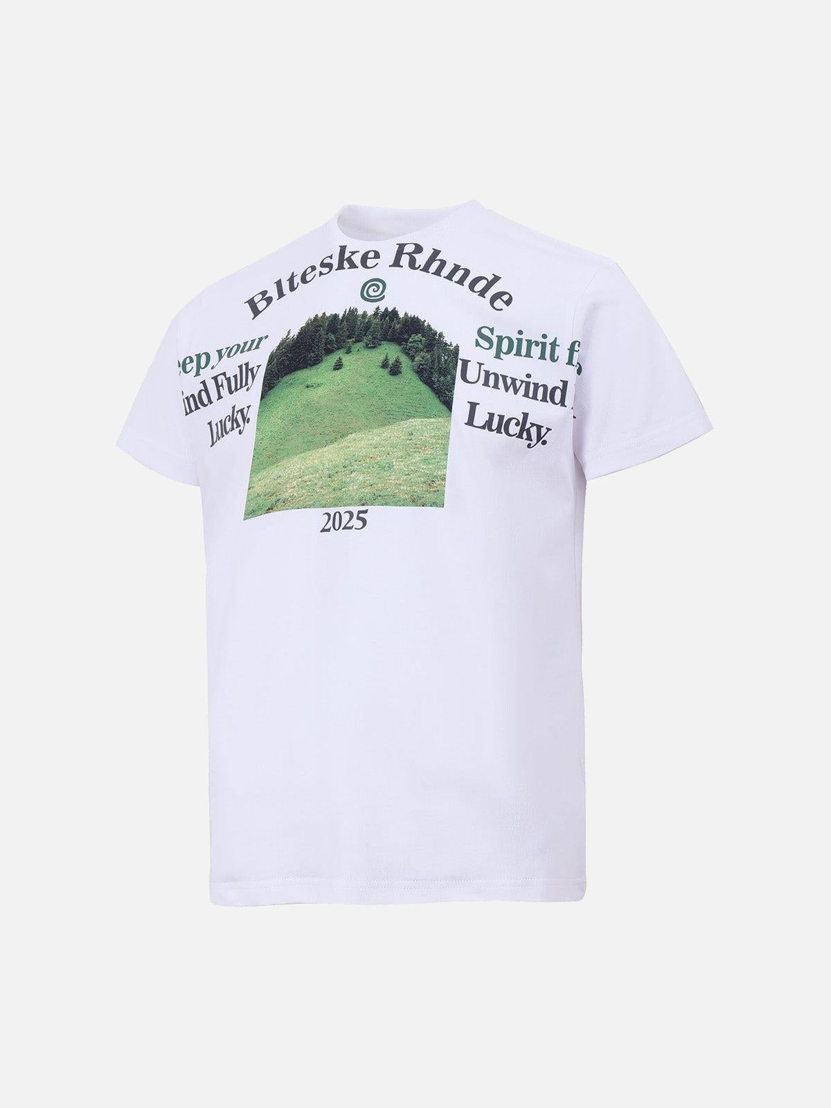 TALISHKO Graphic Scenic Print T-Shirt