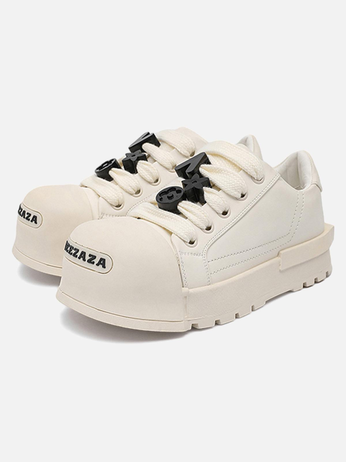 TALISHKO Monochrome Chunky Tread Sneakers