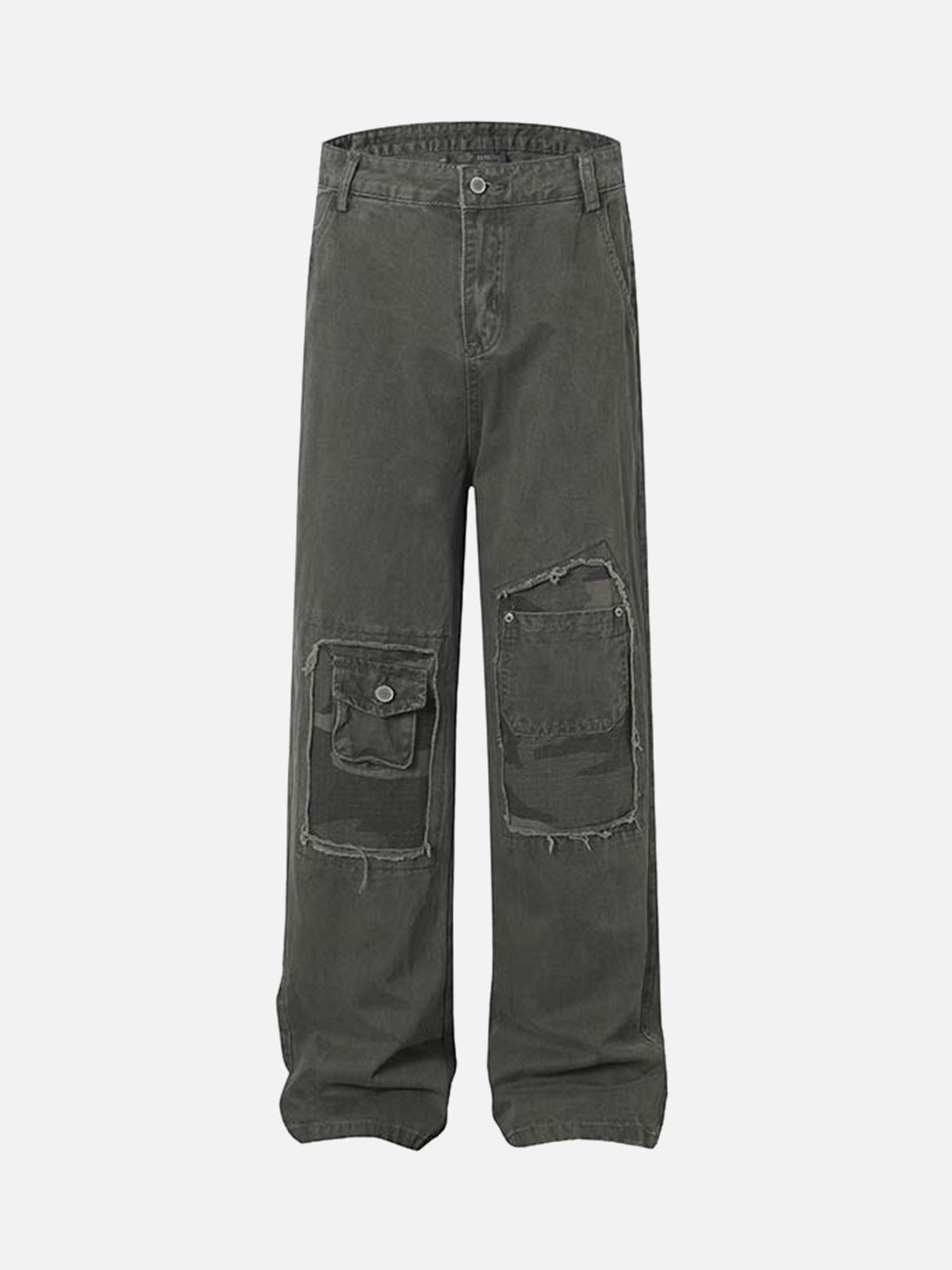 TALISHKO Vintage Distressed Cargo Pants