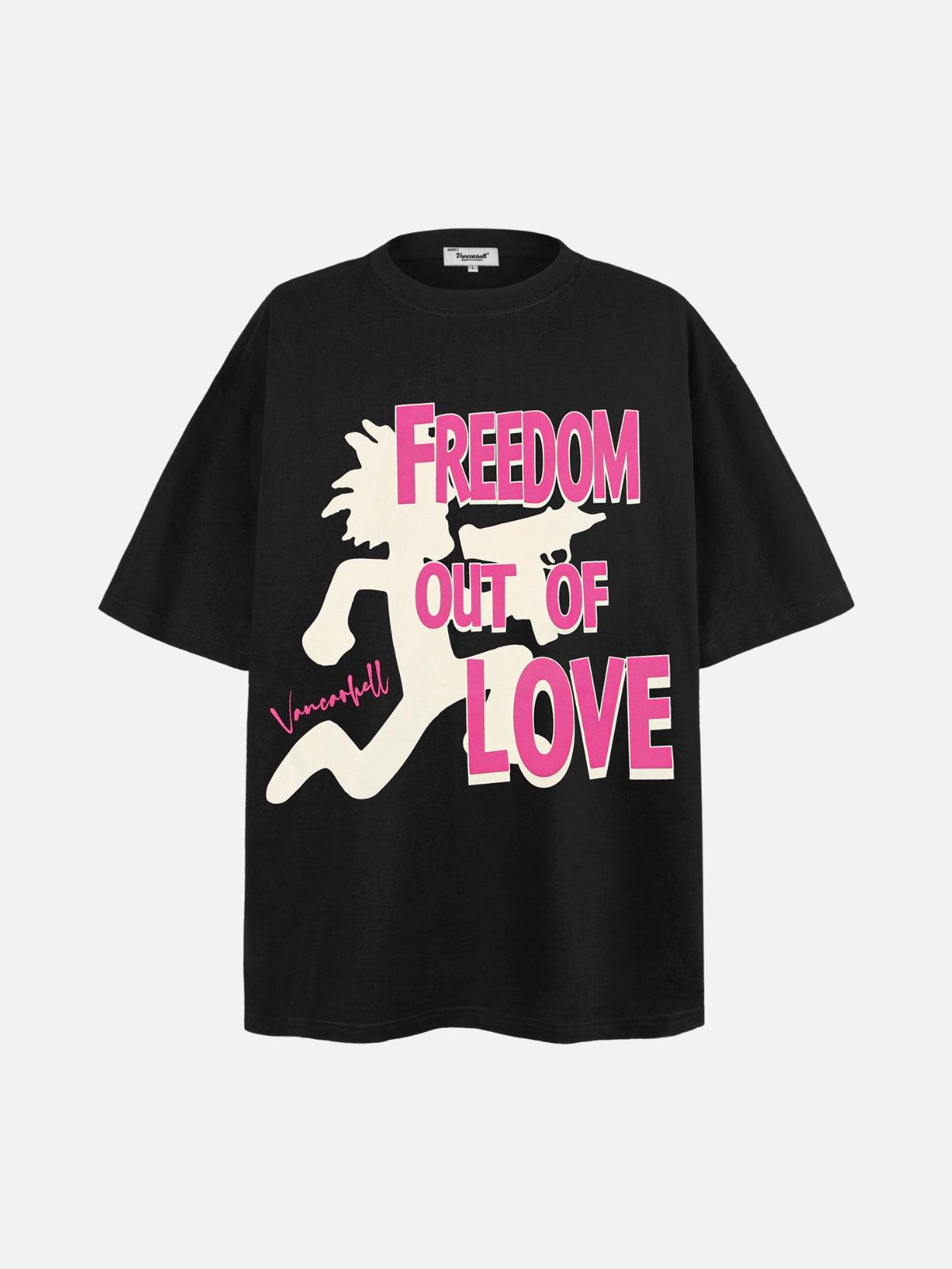 TALISHKO Bold Contrast Love Silhouette Tee