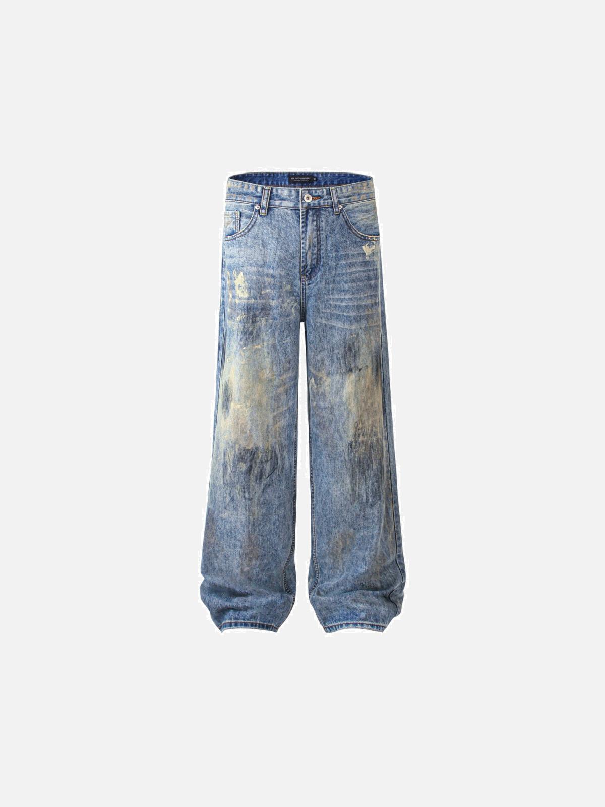 TALISHKO Vintage Washed Dirty Jeans