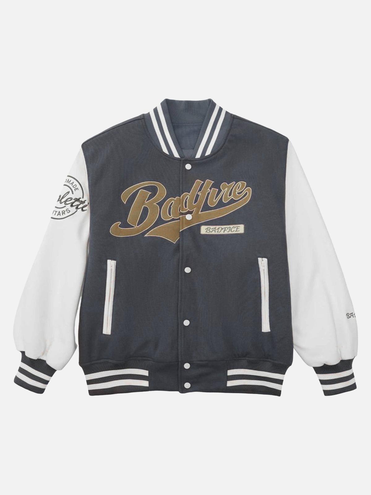 TALISHKO Embroidered Baseball Bomber Jacket