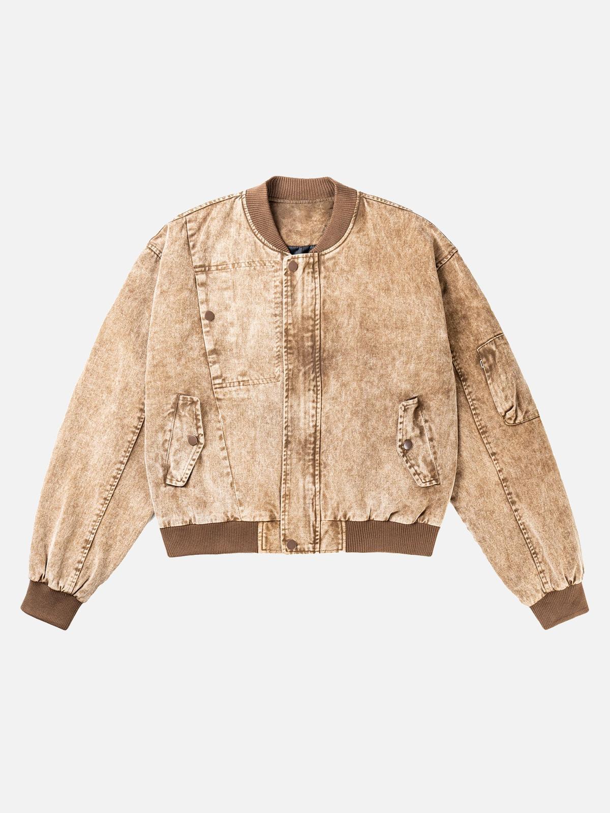 TALISHKO High Street Distressed Washed Work Jacket