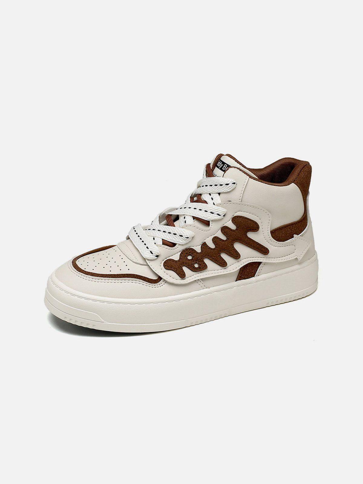 TALISHKO Letter High Skate Shoes