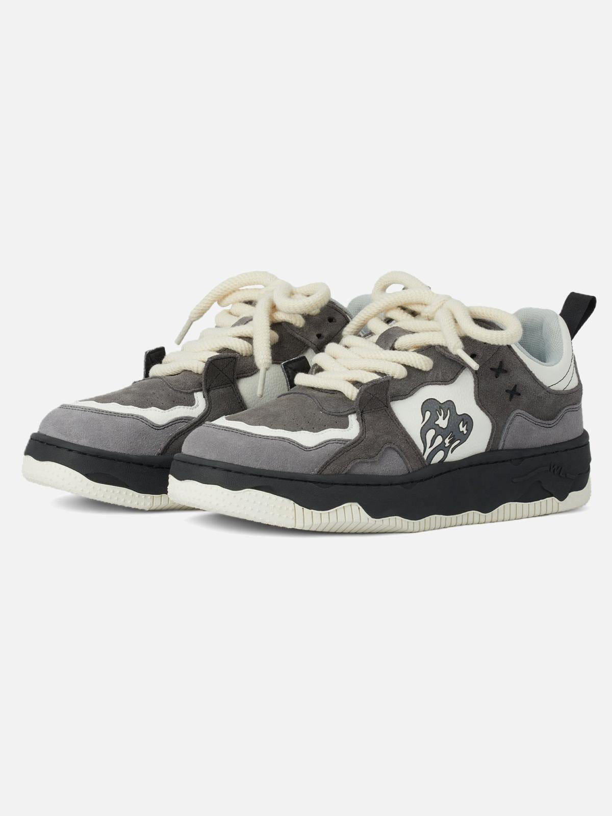 TALISHKO Monochrome Shadowwave Heavy-Duty Street Sneakers