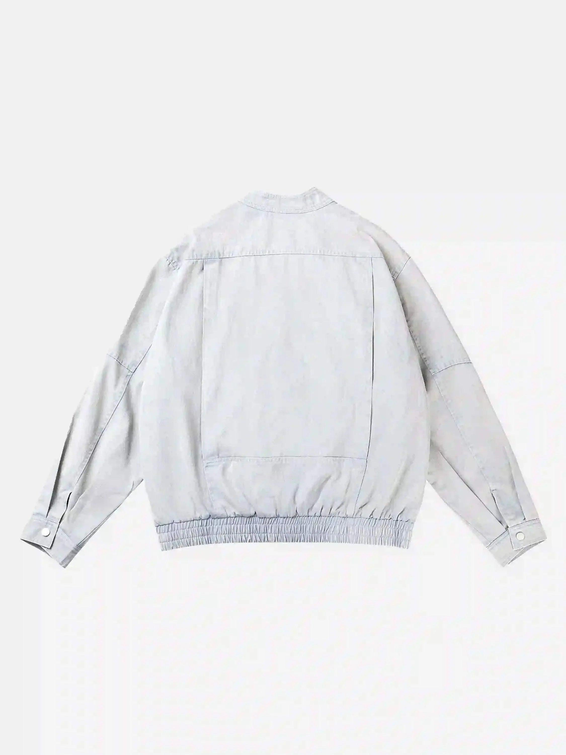 TALISHKO American Street Style Washed Faded Short Jacket