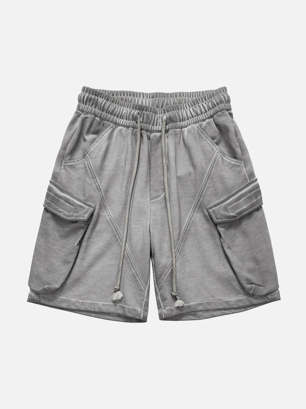 TALISHKO Classic Velour Cargo Shorts