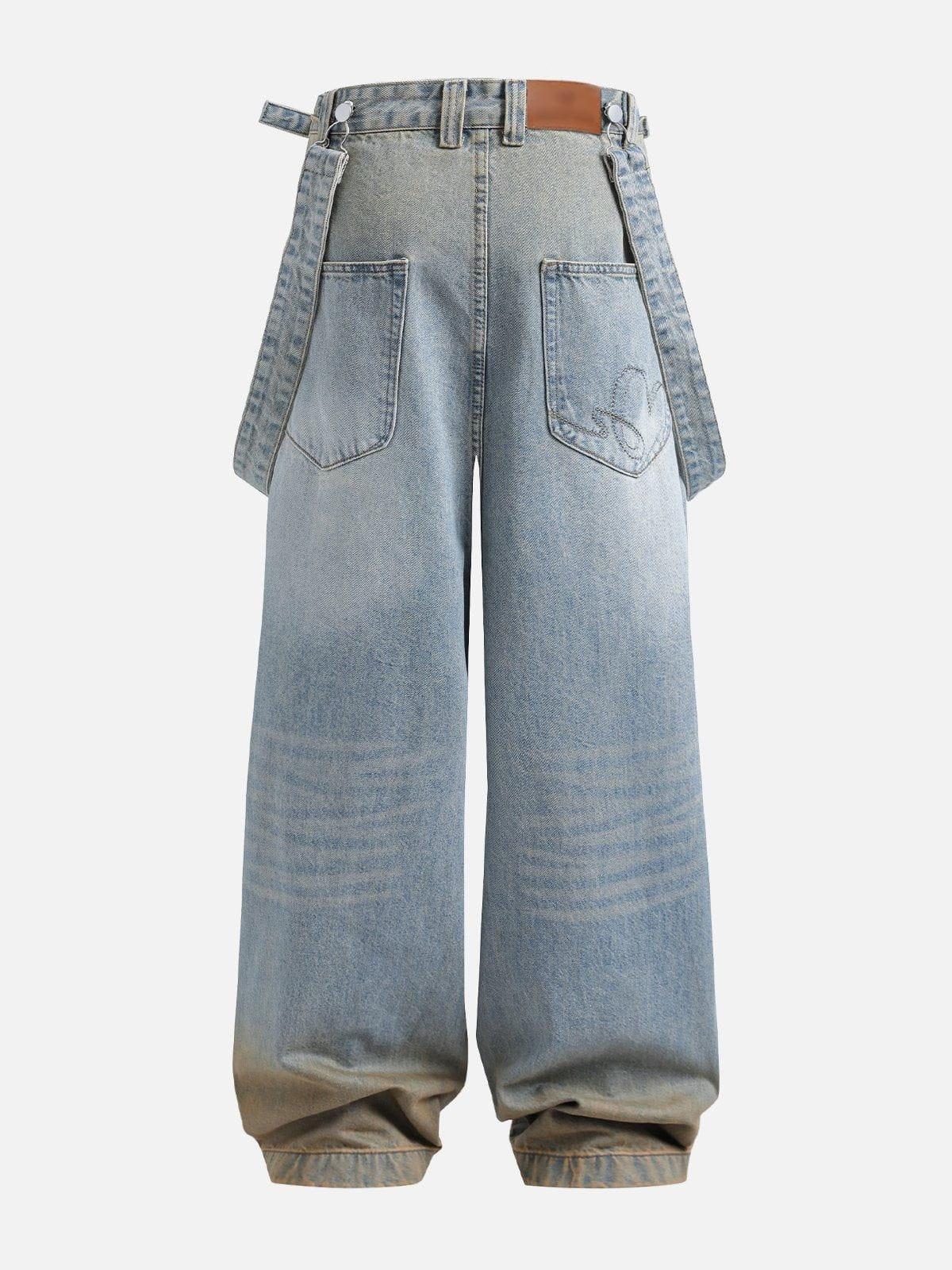 TALISHKO Gradient Washed Loose Jeans