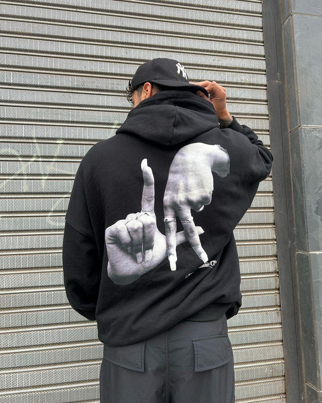 TALISHKO Gesture Print Hoodie