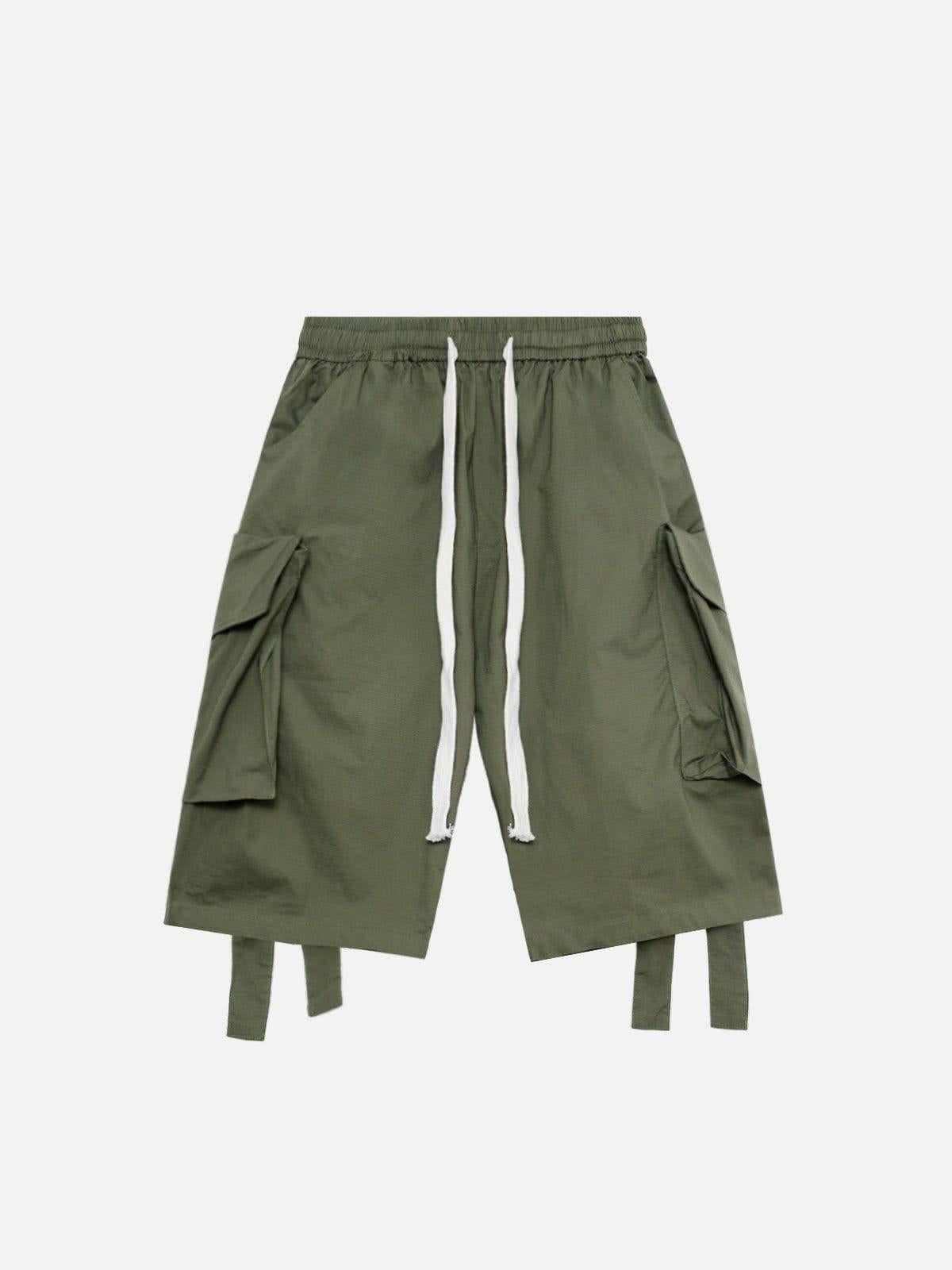 TALISHKO Woven Ribbon Big Pocket Short