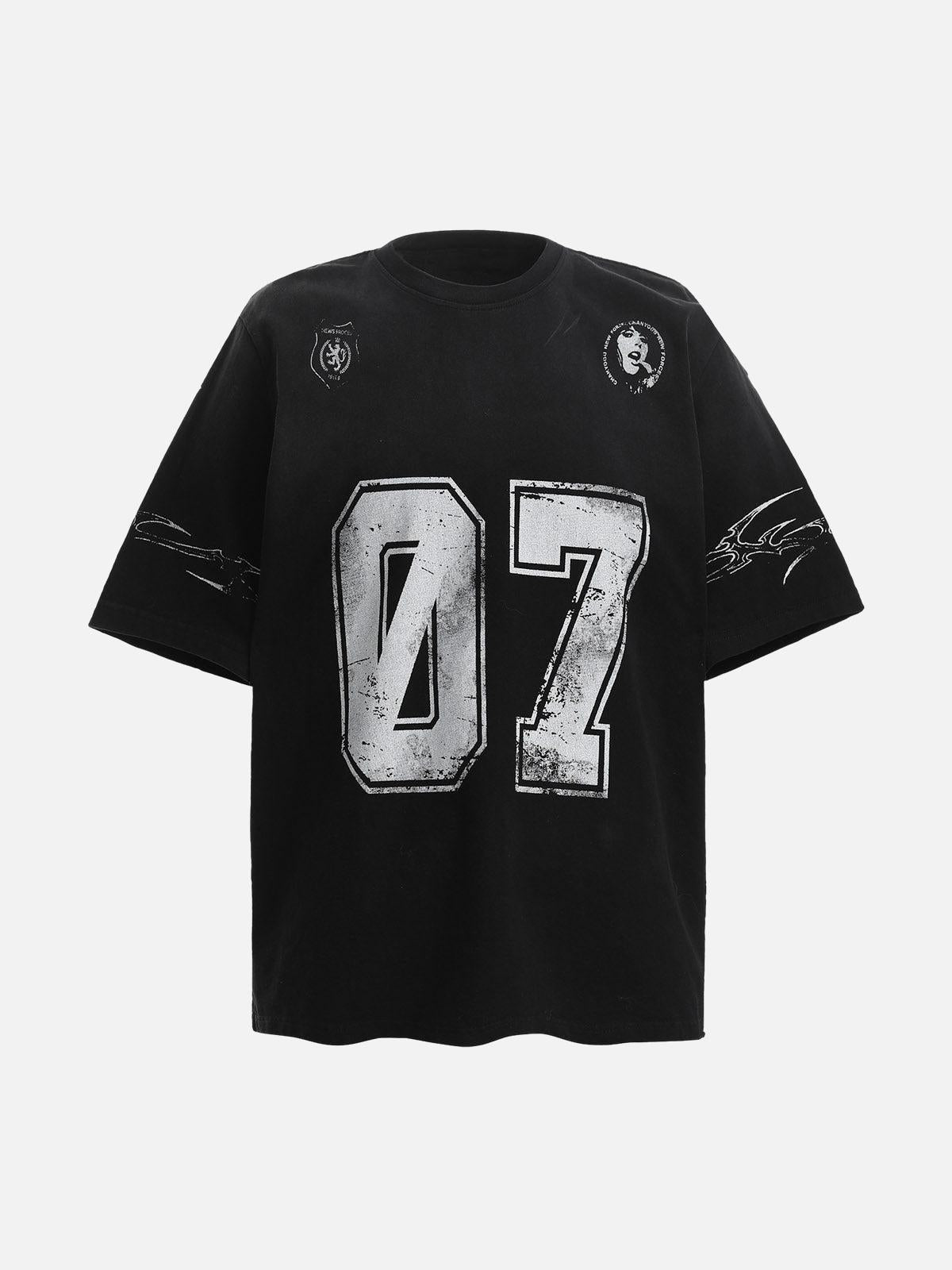 TALISHKO Gradient Graphic Jersey T-Shirt