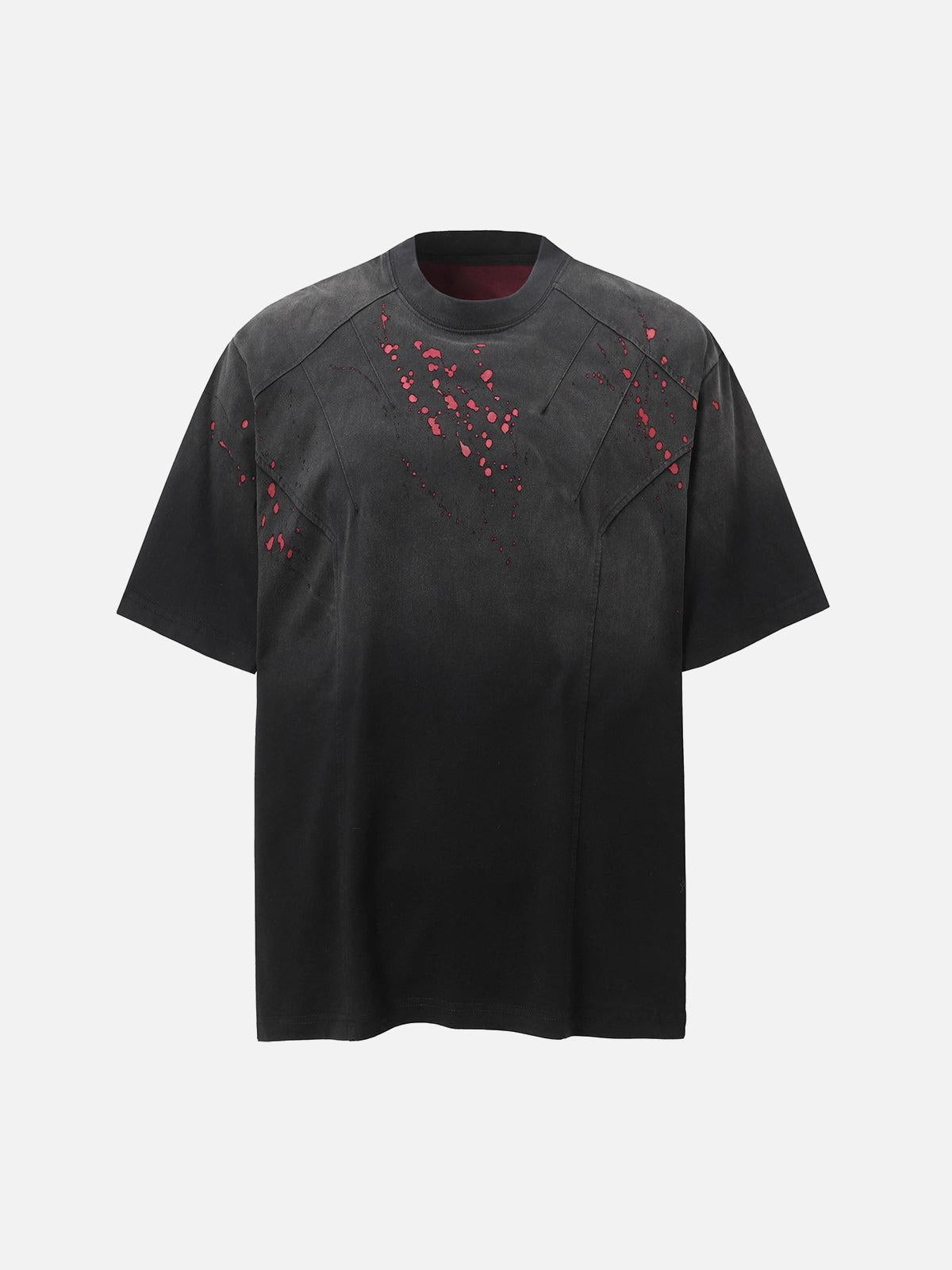 TALISHKO Vintage Washed Dot Spray T-Shirt