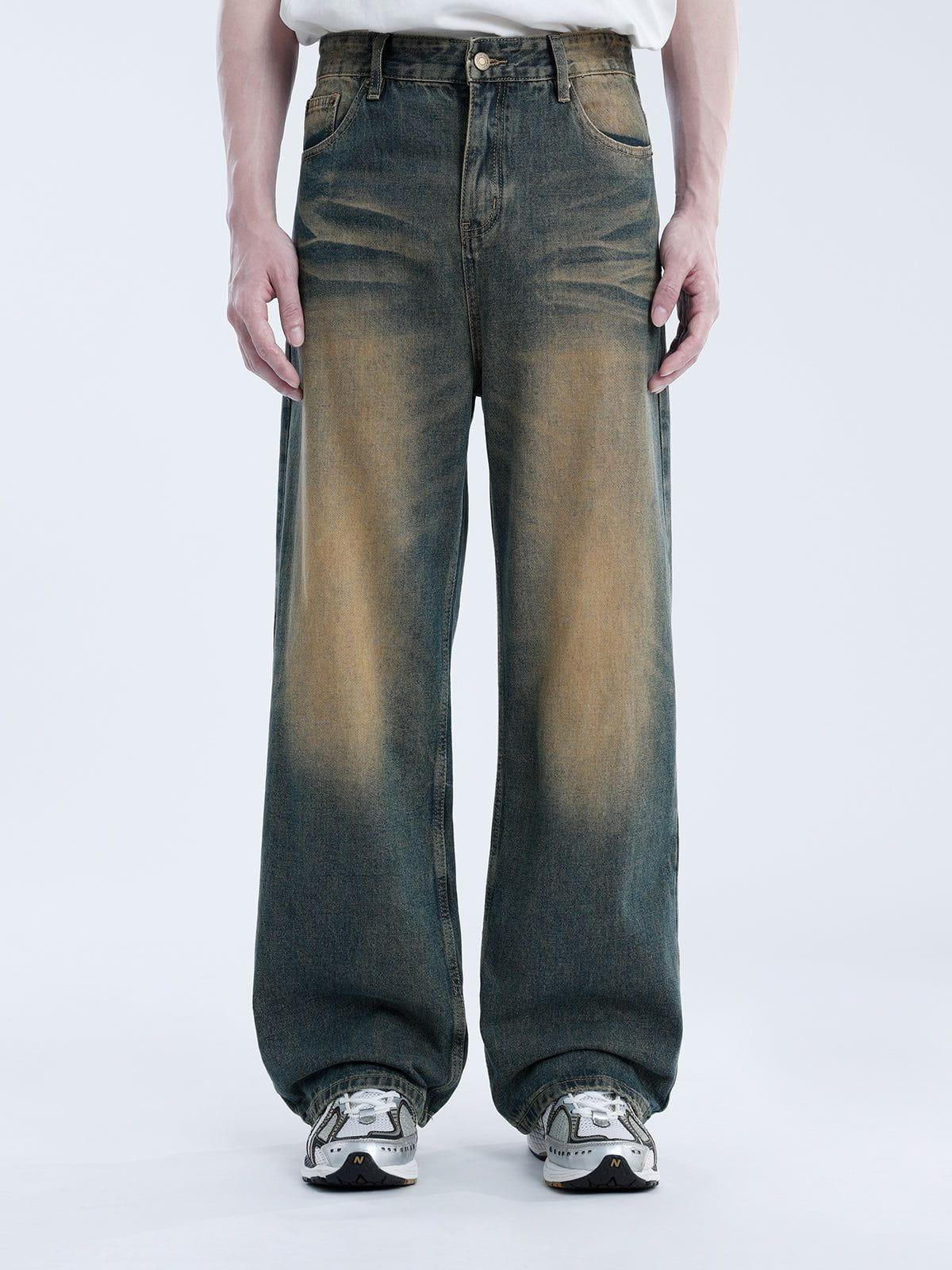 TALISHKO Mud Dyeing Washed Jeans