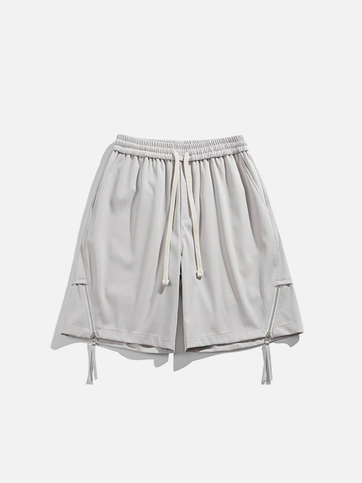 TALISHKO ZIP UP Drawstring Shorts
